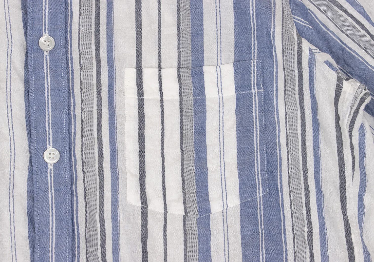Yohji Yamamoto Yohji Yamamoto Striped Button-Down Shirt Size US M / EU 48-50 / 2 - 6 Thumbnail