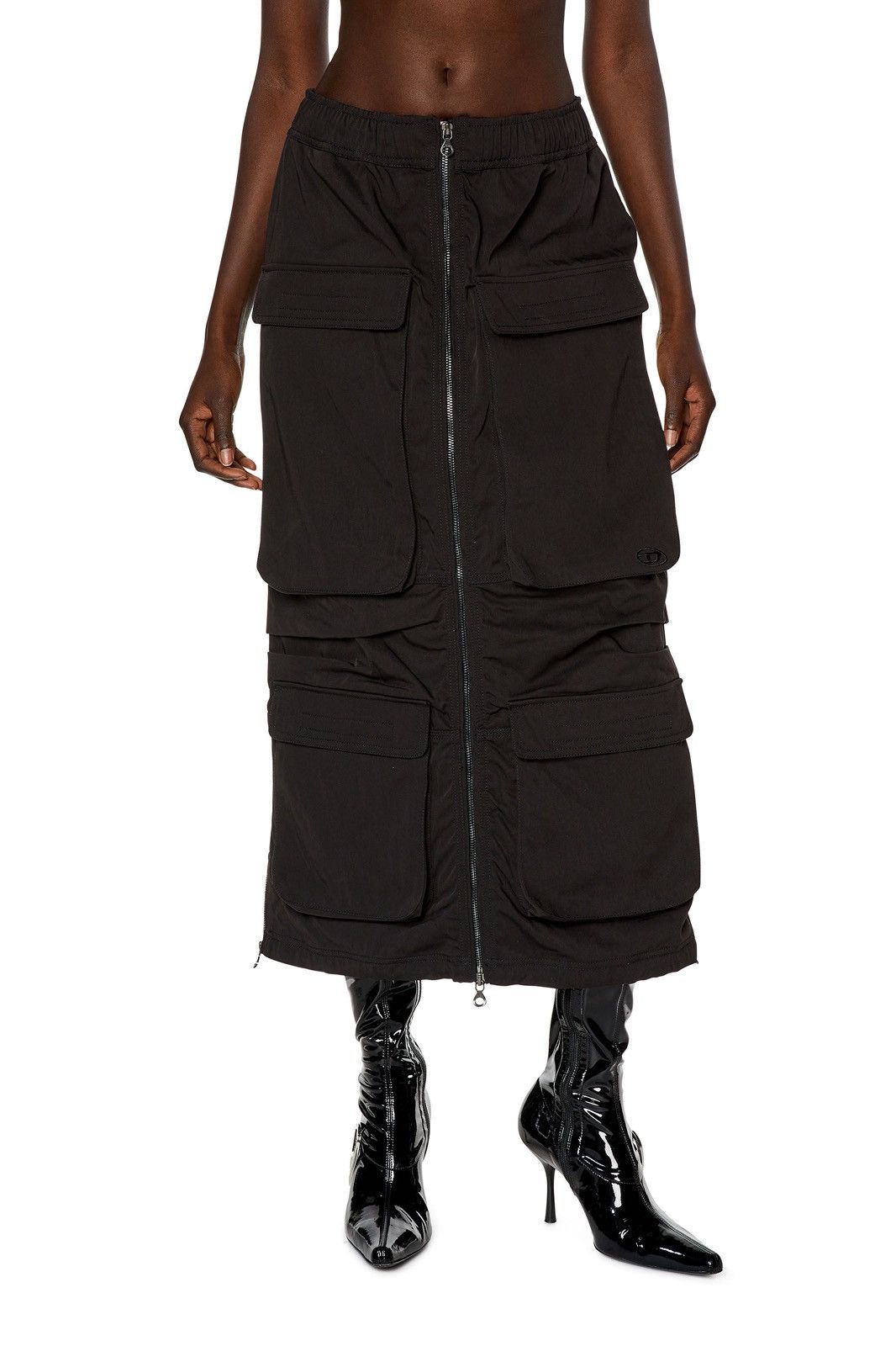 Diesel Diesiel O-MIRT skirt black Size 30" / US 8 / IT 44 - 10 Thumbnail