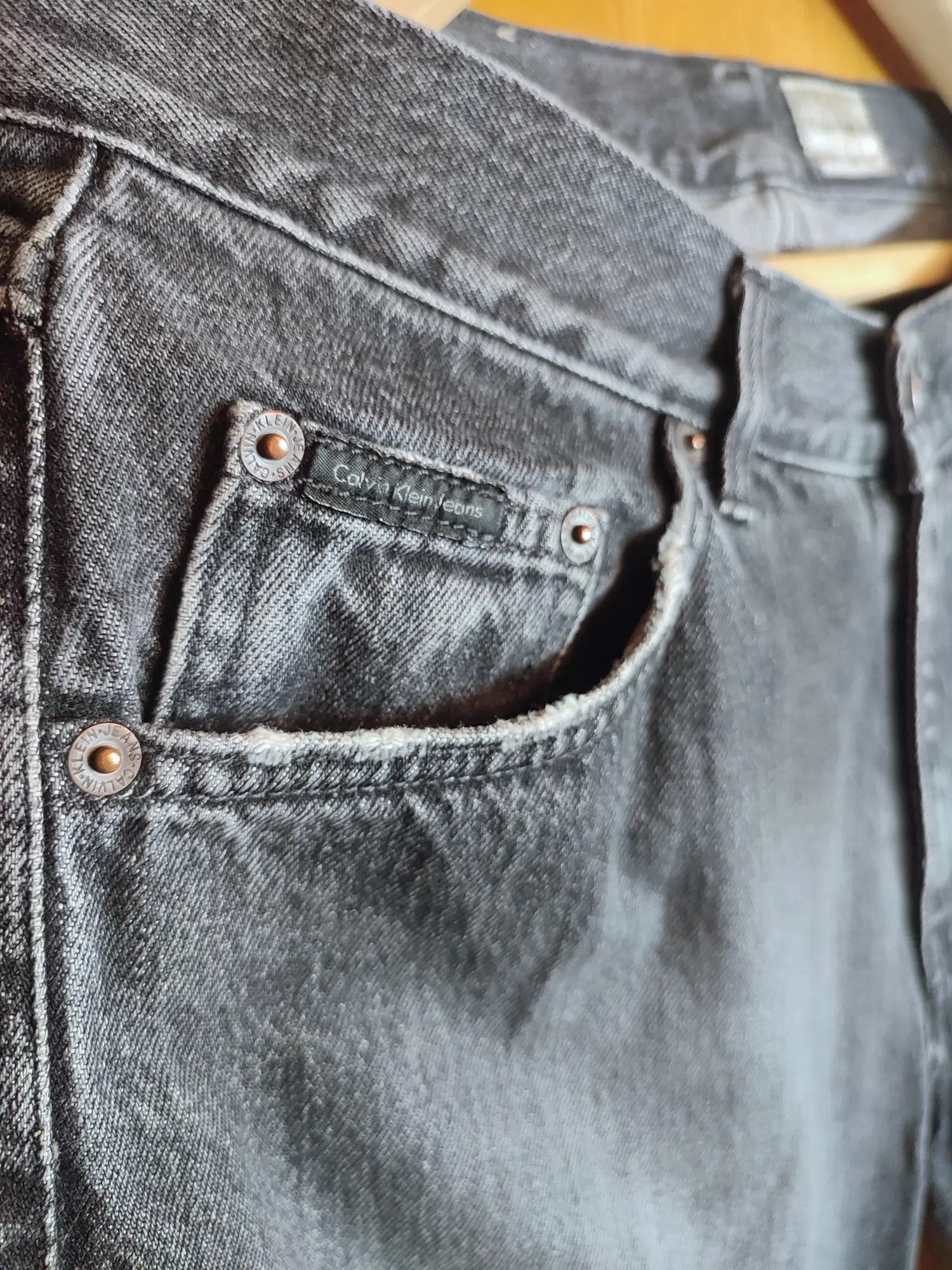 Calvin Klein × Vintage Calvin Klein Jeans vintage distressed denim Size US 32 / EU 48 - 8 Thumbnail