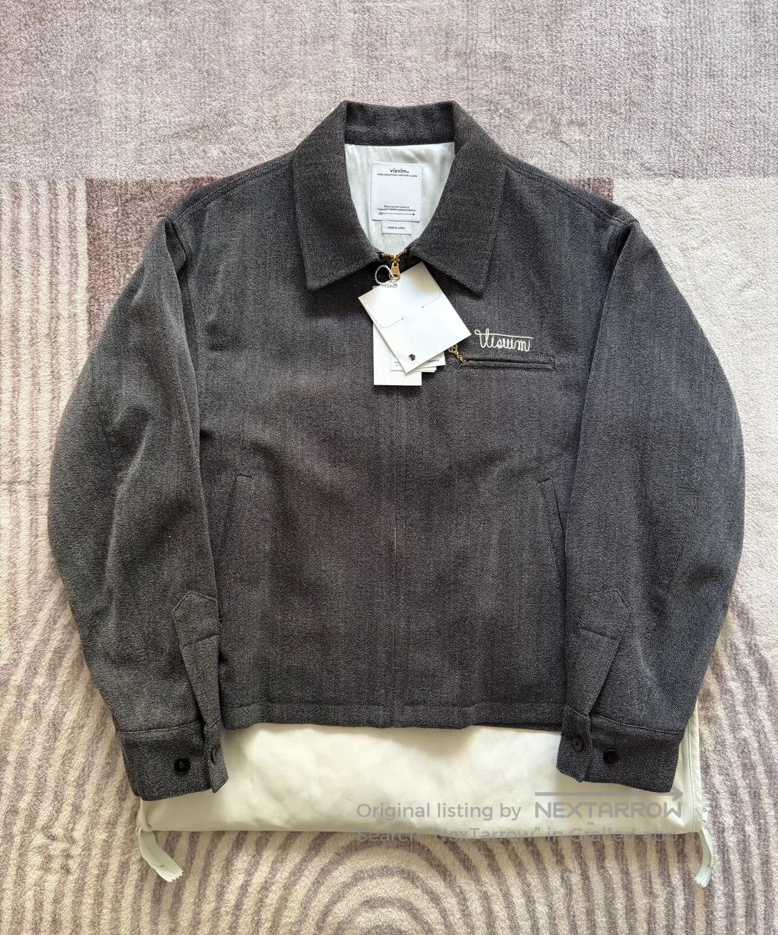 Visvim visvim charcoal strato swing top jacket. Size US XXS / EU 40 - 1 Thumbnail