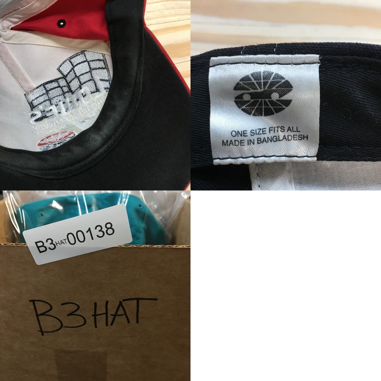 Vintage Lowe's Motor Speedway Charlotte Baseball Cap Mens Black Red OS Embroidered Logo Size ONE SIZE - 9 Thumbnail