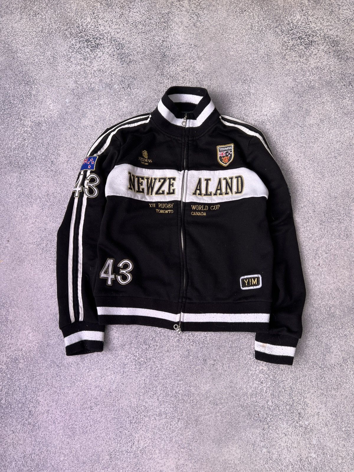 Designer × Vintage Vintage New Zealand Rugby World Cup Zip Sweatshirt Size US S / EU 44-46 / 1 - 1 Thumbnail