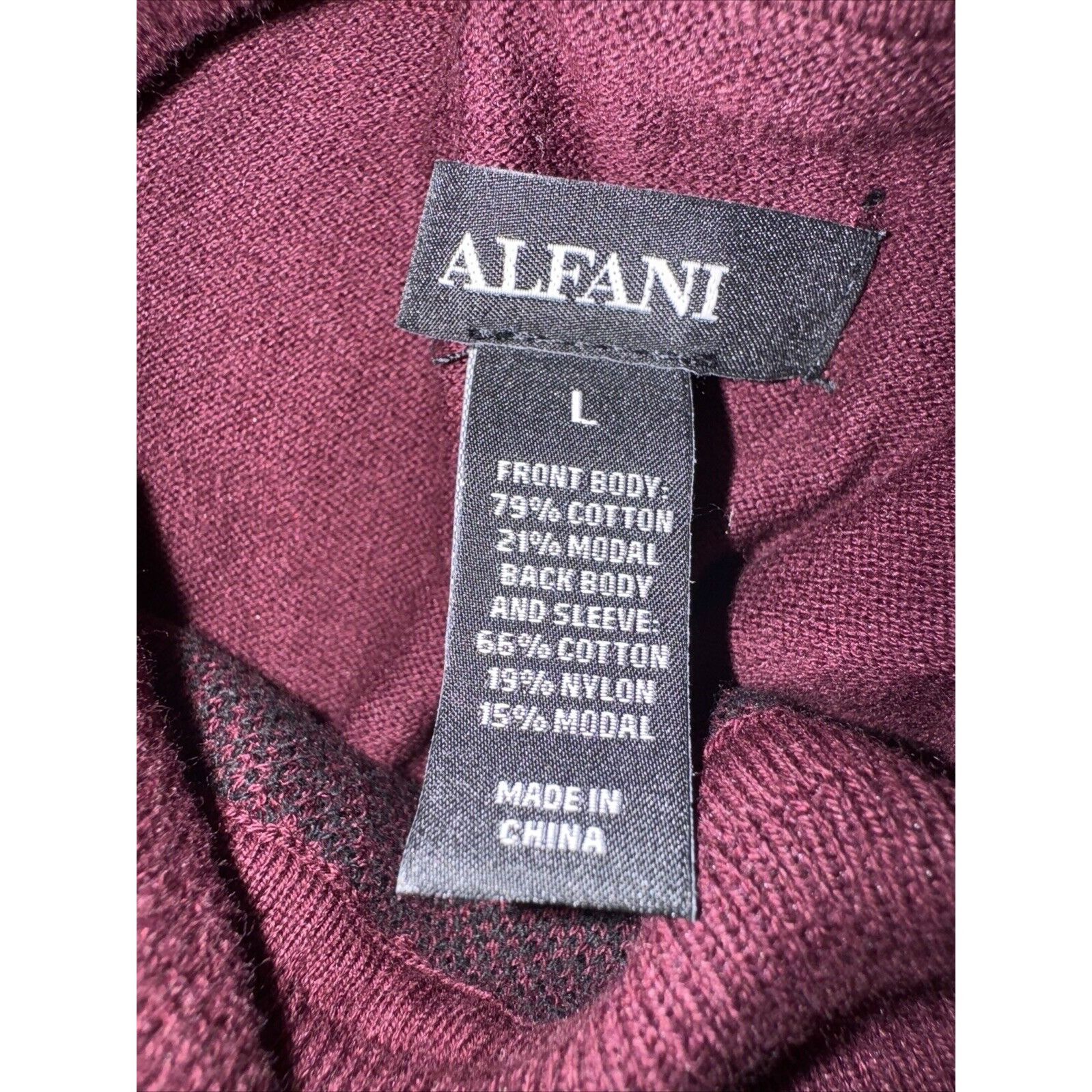 Alfani Alfani Ombré Turtleneck Sweater Womens Unisex Adults Size L Size L / US 10 / IT 46 - 2 Thumbnail