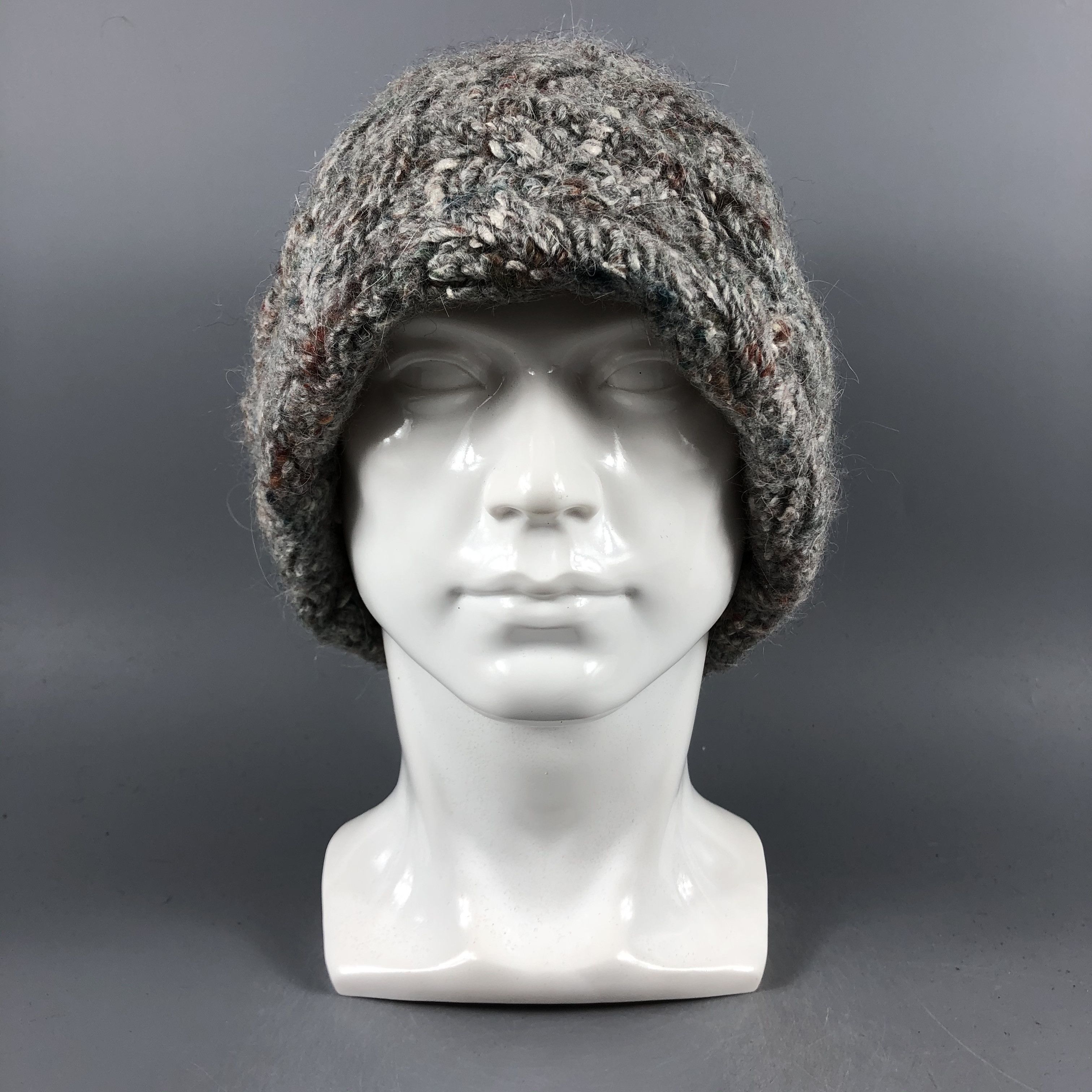 image of Vintage Milsa Italian Yarns Beanie Snow Hat Snow Cap -D1243, Men's