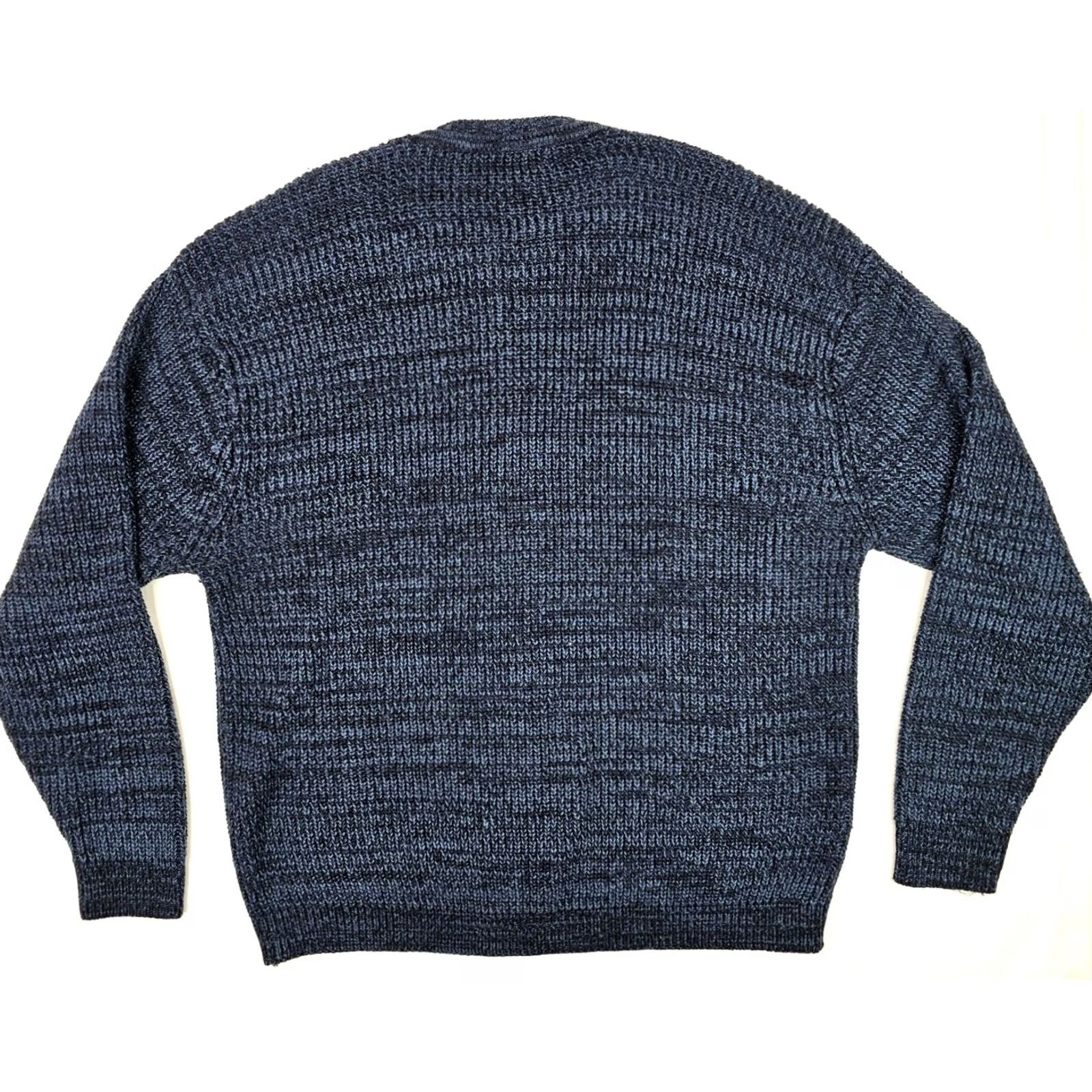 Vintage VINTAGE Penguin Munsingwear Cable Knit Pullover Sweater Men 3X Heather Blue Crew Neck Size US XXL / EU 58 / 5 - 4 Thumbnail