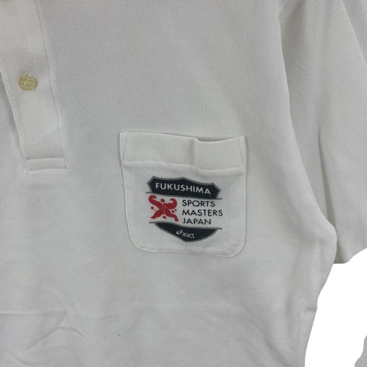 Asics Vintage ASICS JAPAN FUKUSHIMA Sports Masters Polo Tee Size US M / EU 48-50 / 2 - 5 Thumbnail