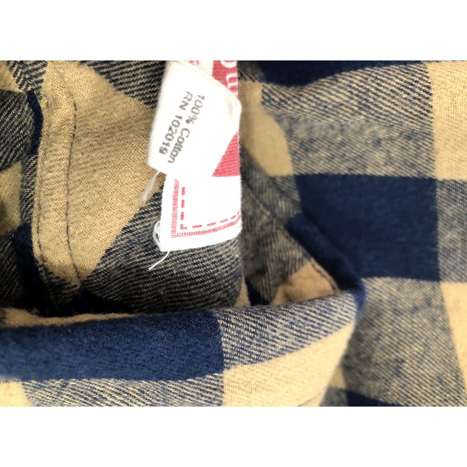 Vintage VINTAGE COORS BANQUET Shirt Mens S Plaid Check Flannel Button-Up Brown / Blue Size US S / EU 44-46 / 1 - 7 Thumbnail