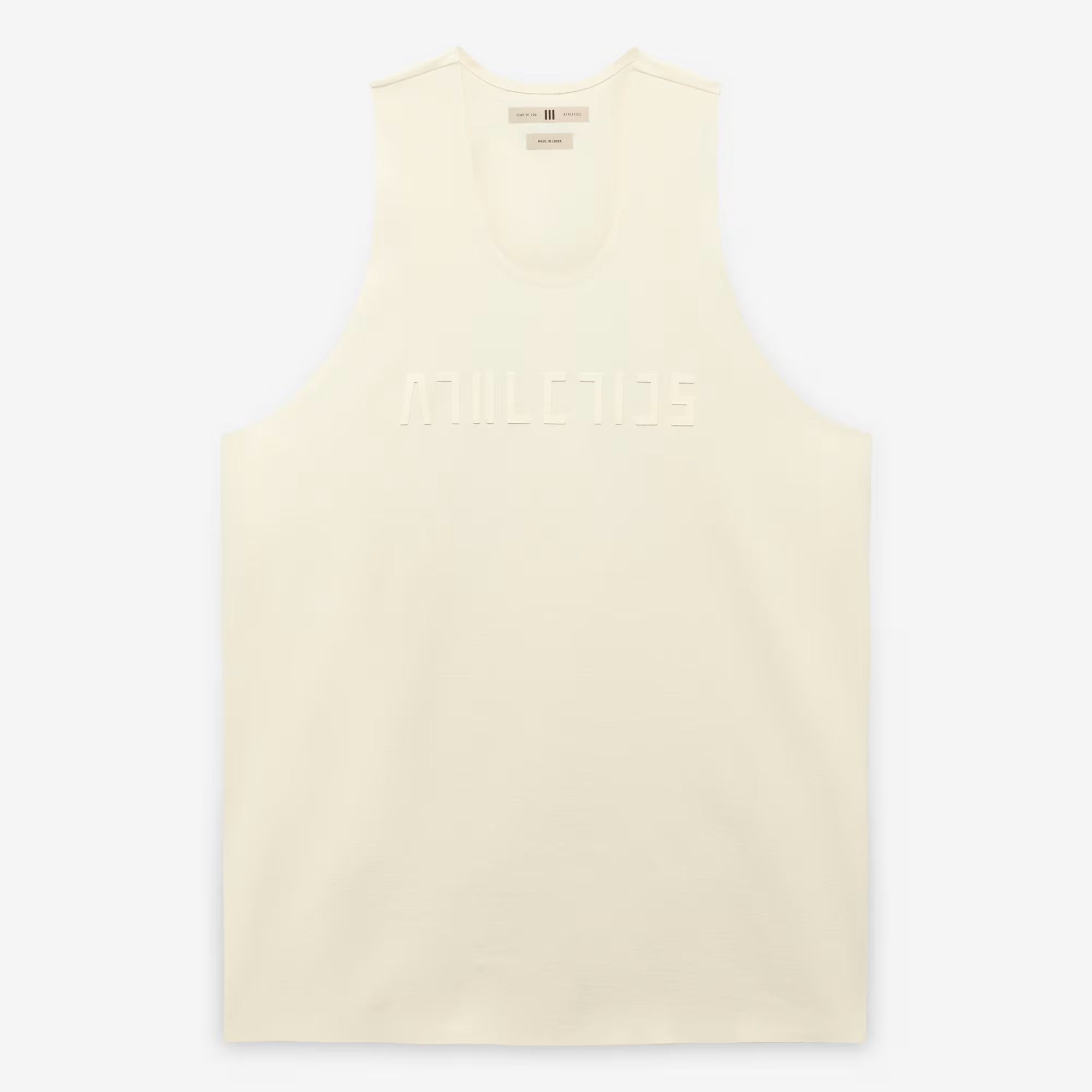 Adidas × Fear of God o1mle0426 Jersey Tank Top in Cream Size US L / EU 52-54 / 3 - 1 Thumbnail