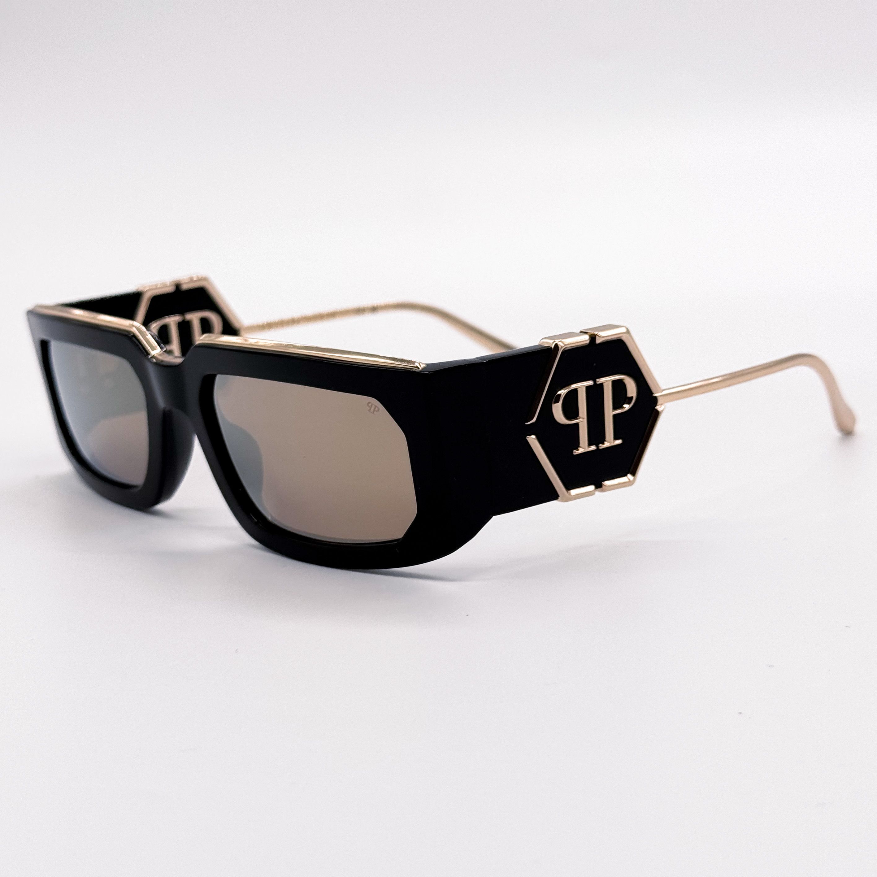 Philipp Plein NEW PHILIPP PLEIN ROSE VENUS SPP119M 700G MEN SUNGLASSES Size ONE SIZE - 4 Thumbnail