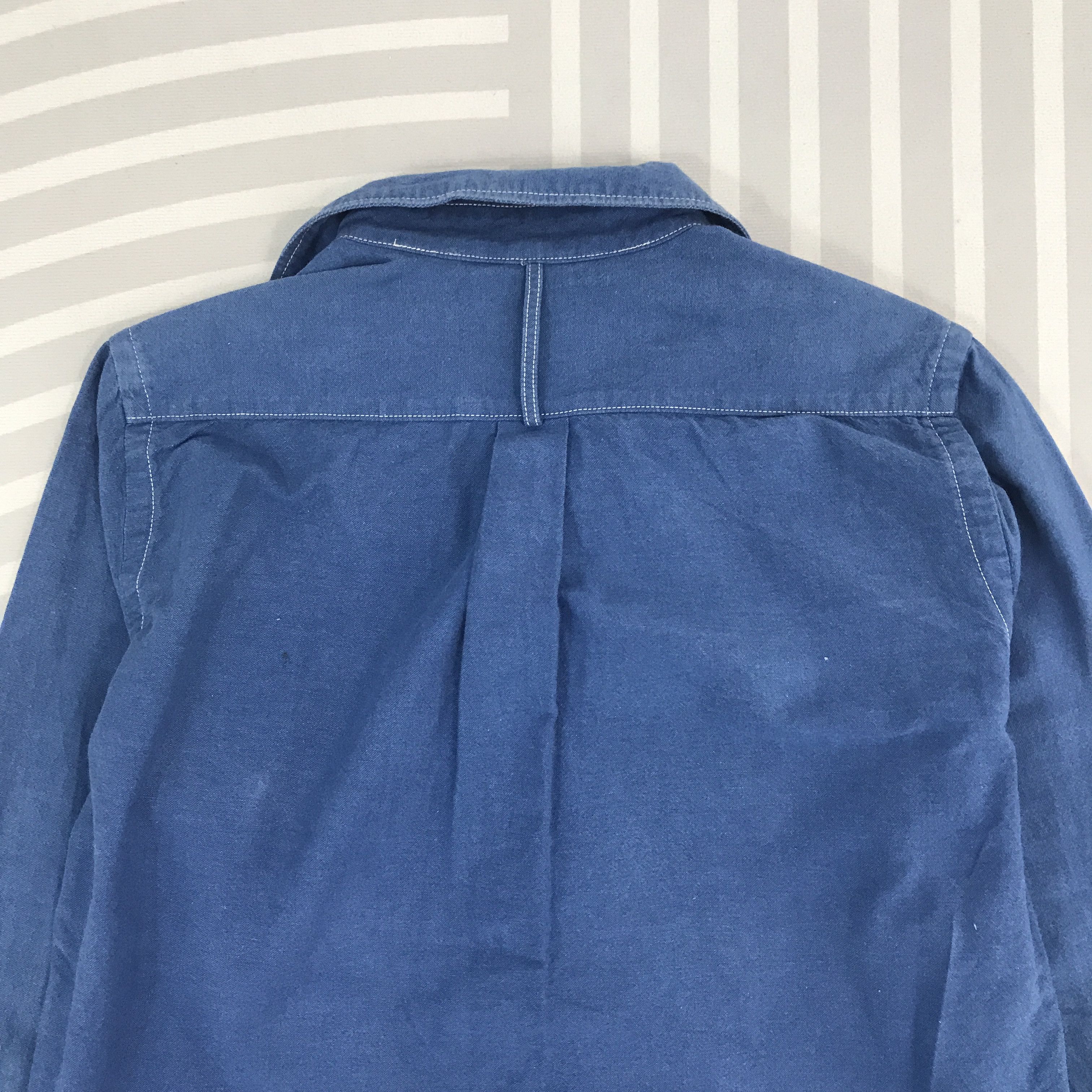 Gypsy × Indigo × Japanese Brand Vintage Gypsy Japan indigo button up shirt Size US M / EU 48-50 / 2 - 4 Thumbnail