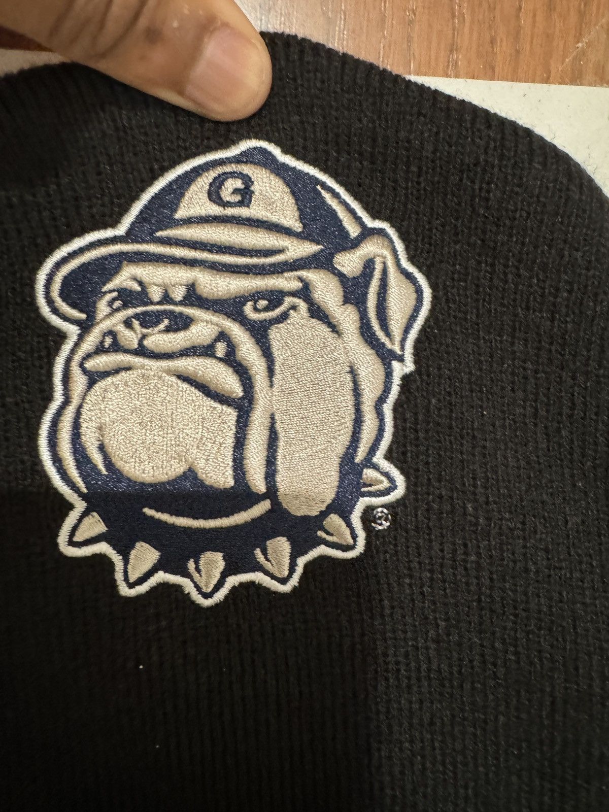Supreme supreme x mitchell & ness x ncaa georgetown beanie Size ONE SIZE - 3 Thumbnail