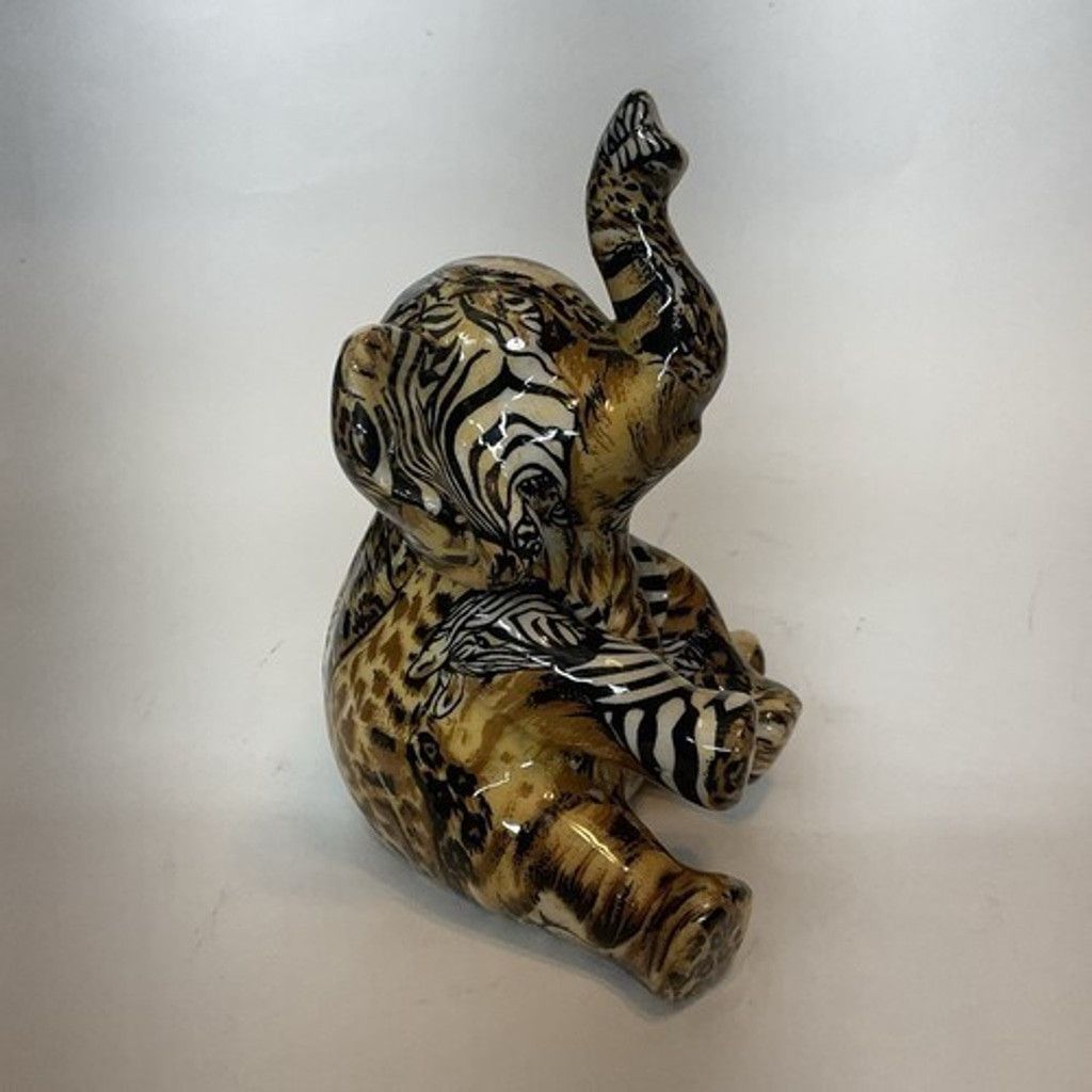 Other NWOB Safari Jungle Elephant Figurine Transferware African Size ONE SIZE - 1 Thumbnail