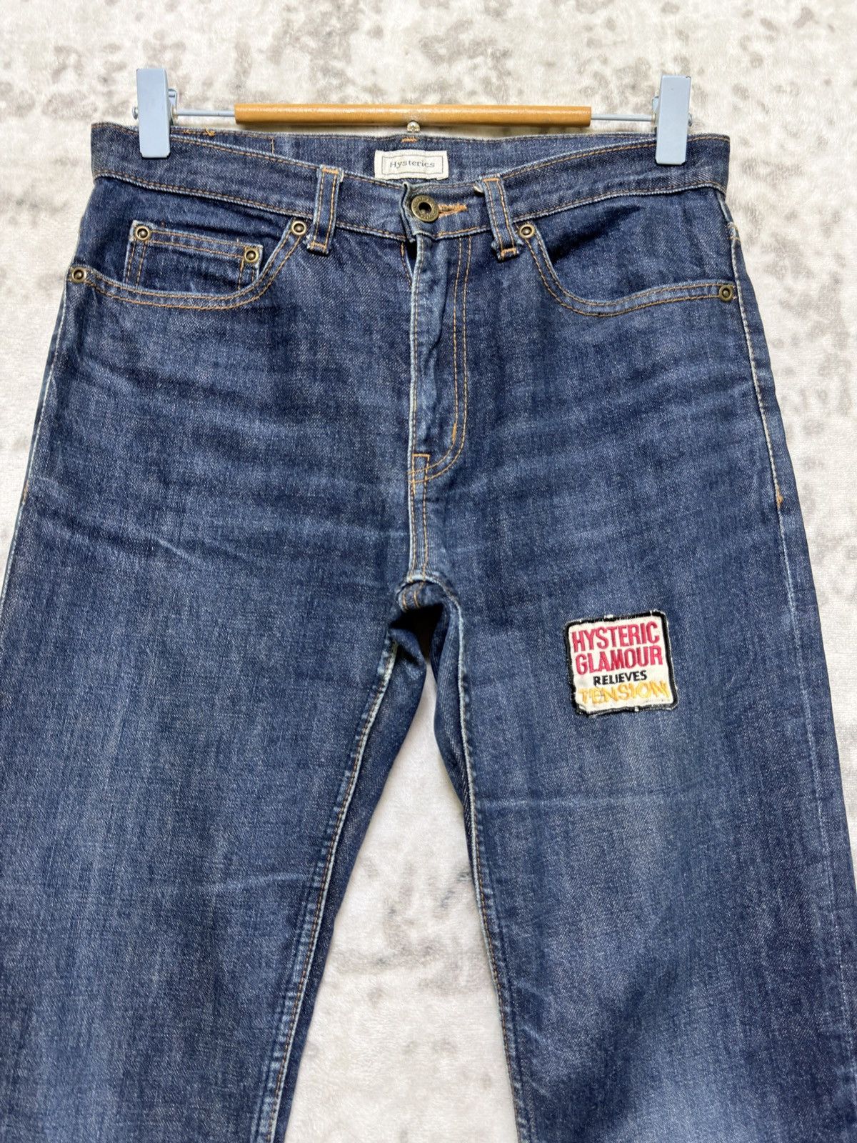 Hysteric Glamour Vintage Hysteric Glamour Patchwork Skinny Denim Faded Y2K Size US 28 / EU 44 - 4 Thumbnail