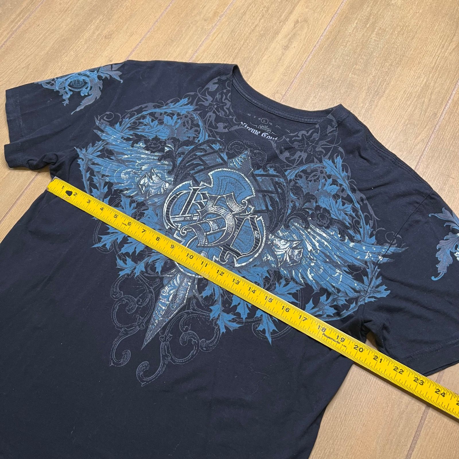 Vintage Y2K Xtreme Couture Affliction Style T Shirt Black Sz Large Size US L / EU 52-54 / 3 - 7 Thumbnail