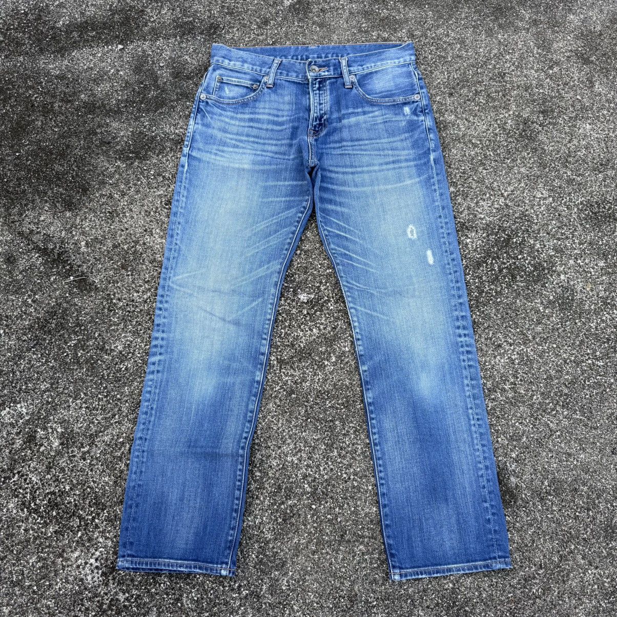 Japanese Brand VINTAGE JAPANESE DENIM FADED BLUE JEAN PANTS Size US 30 / EU 46 - 1 Thumbnail