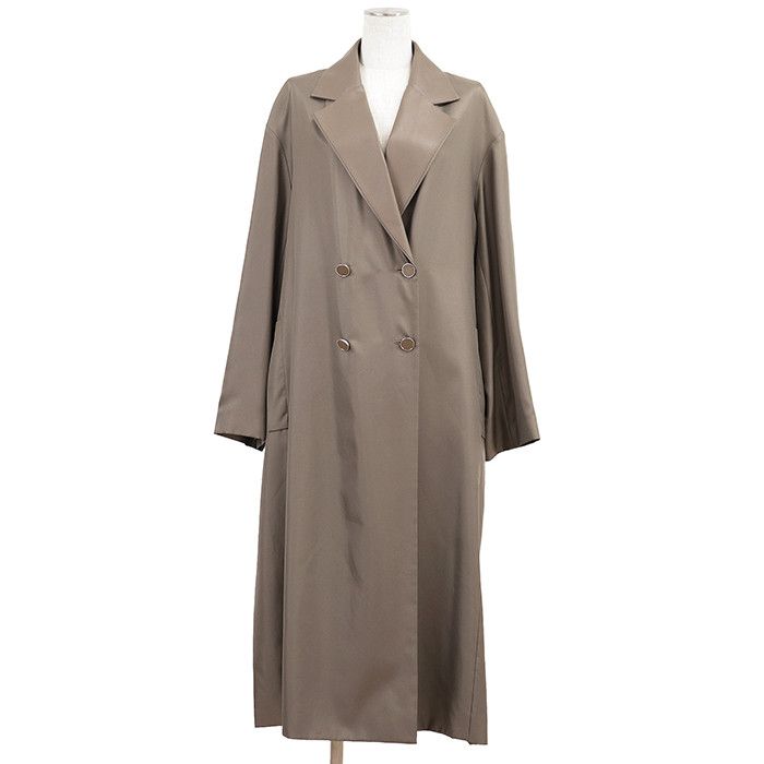 Hermes Hermes Hermes Lambskin Silk Coat Leather Outerwear DUTY FREE for USA Size ONE SIZE - 1 Thumbnail