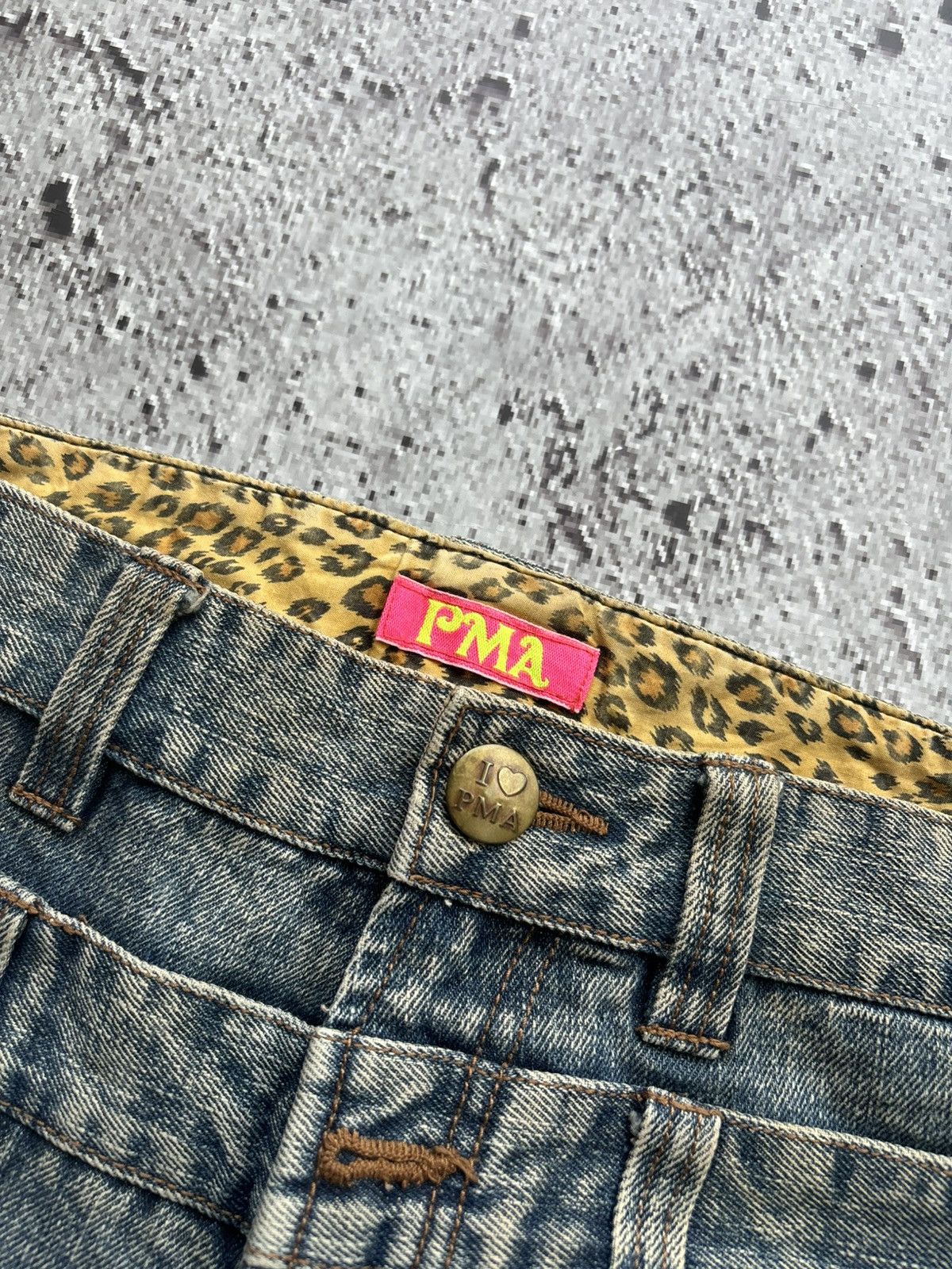 Hysteric Glamour Y2k Pma Leopard zipper punk style Jeans Size US 32 / EU 48 - 8 Thumbnail