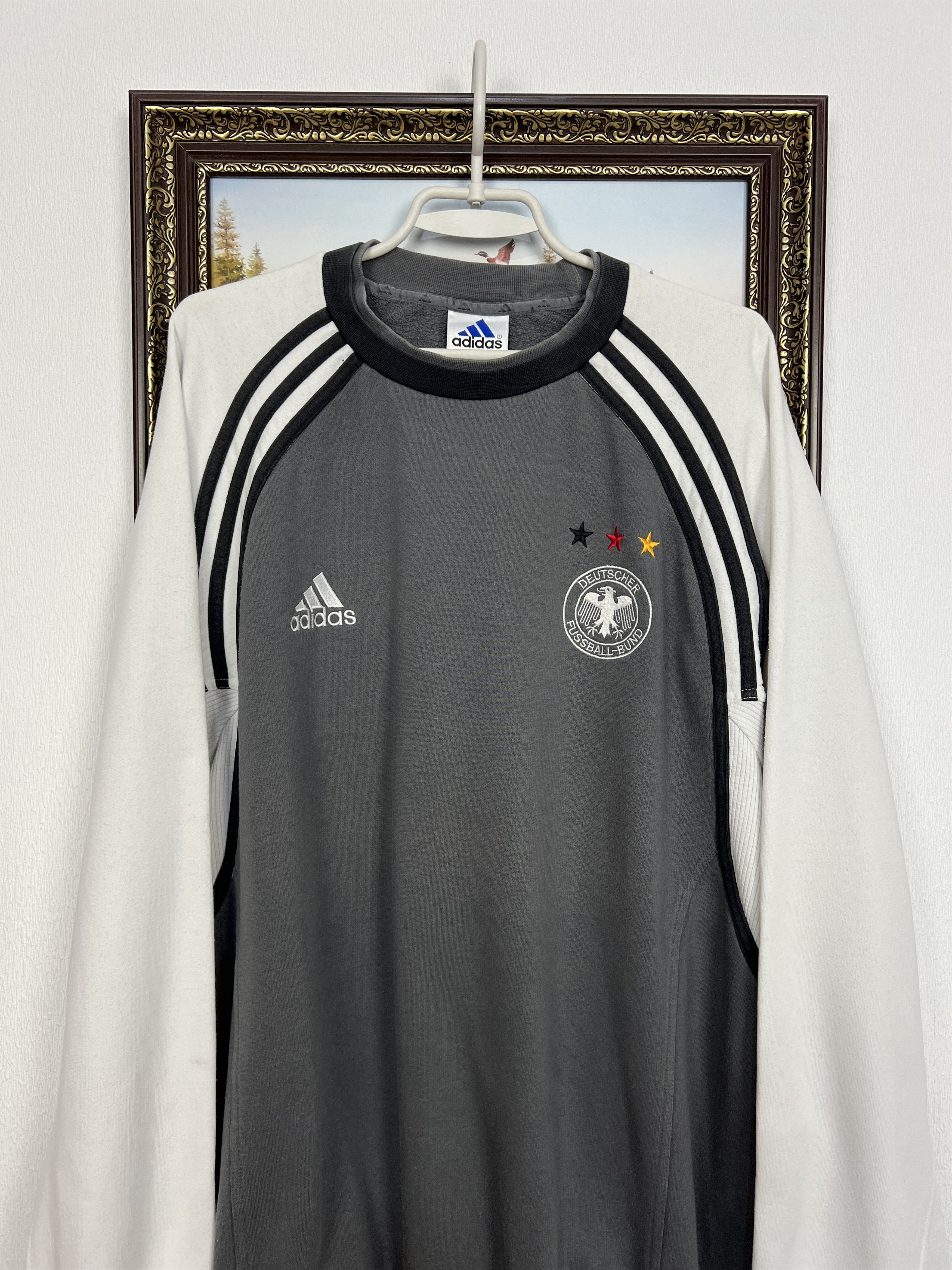 Adidas Vintage Germany Football Sweatshirt Soccer Jacket Crewneck Size US XL / EU 56 / 4 - 2 Thumbnail