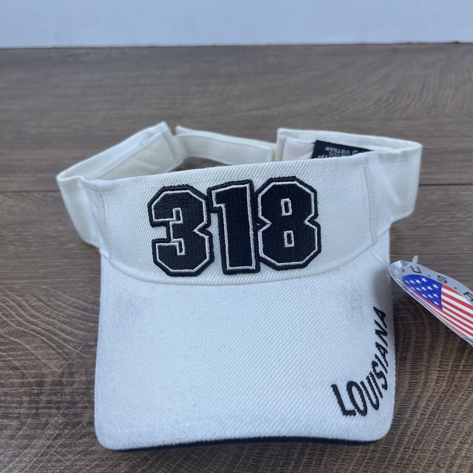 Other Louisianna 318 Visor Hat White Cap Hat 318 Adjustable Hat Wh Size ONE SIZE - 2 Thumbnail