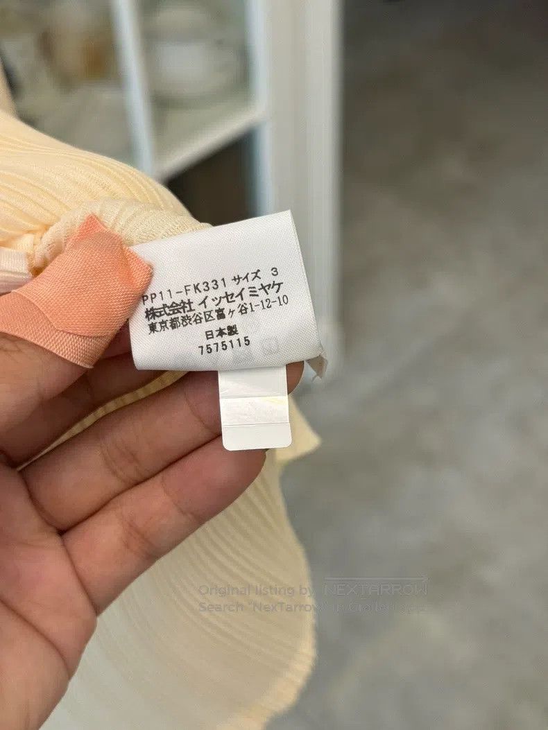 Issey Miyake Issey Miyake Beige/Light Yellow Turtleneck Ribbed Base Lay Size L / US 10 / IT 46 - 5 Thumbnail