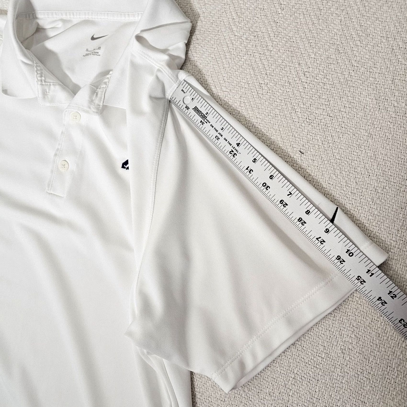 Nike Nike Golf Polo Shirt Men XL White DriFit Short Sleeve Swoosh On Arm Logo Size US XL / EU 56 / 4 - 7 Thumbnail