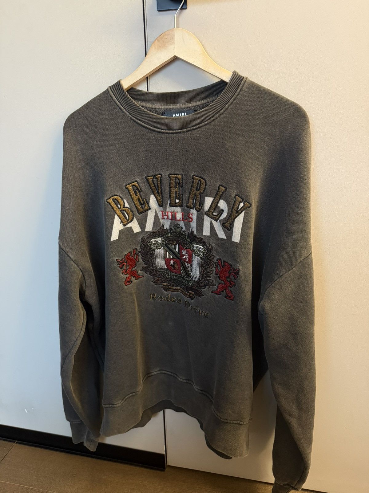Amiri Amiri Grey Sweatshirt Beverly Hills Size US L / EU 52-54 / 3 - 2 Thumbnail