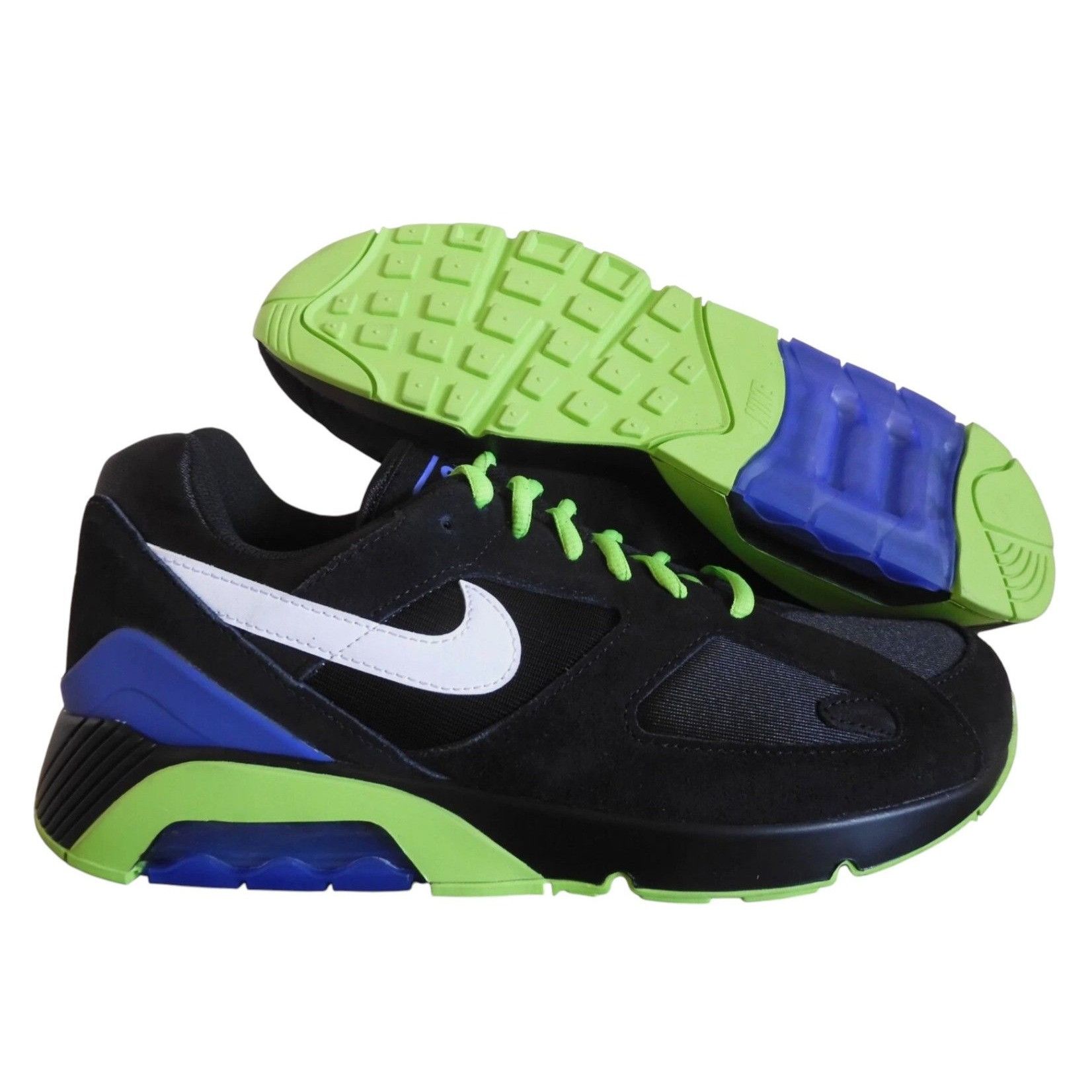 Nike Nike Air Max 180 QS Gotham “Joker” FZ3058-001 Black/White Me Size US 10.5 / EU 43-44 - 6 Thumbnail