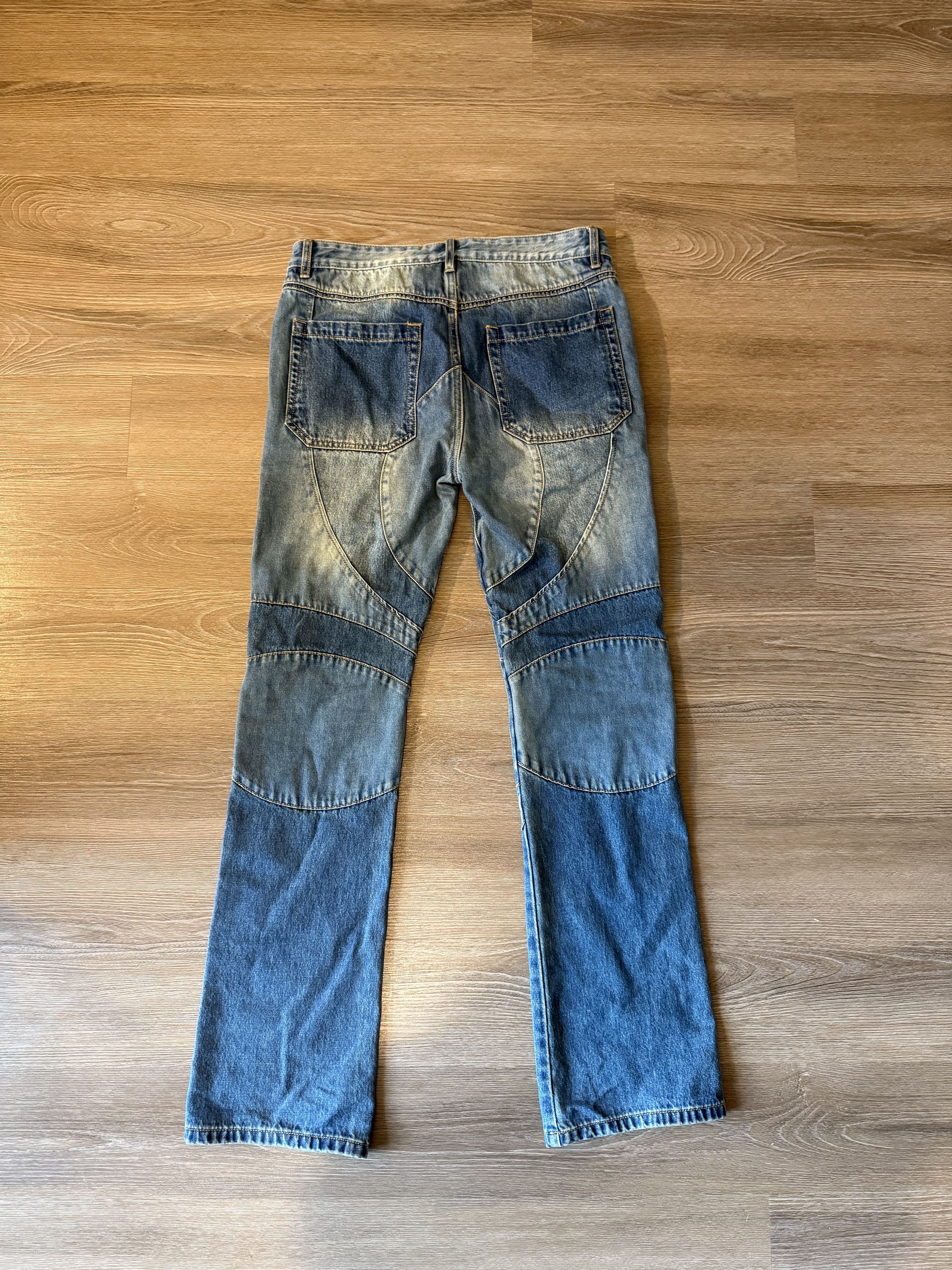 Vale Vale State blue motor denim jeans Size US 34 / EU 50 - 4 Thumbnail