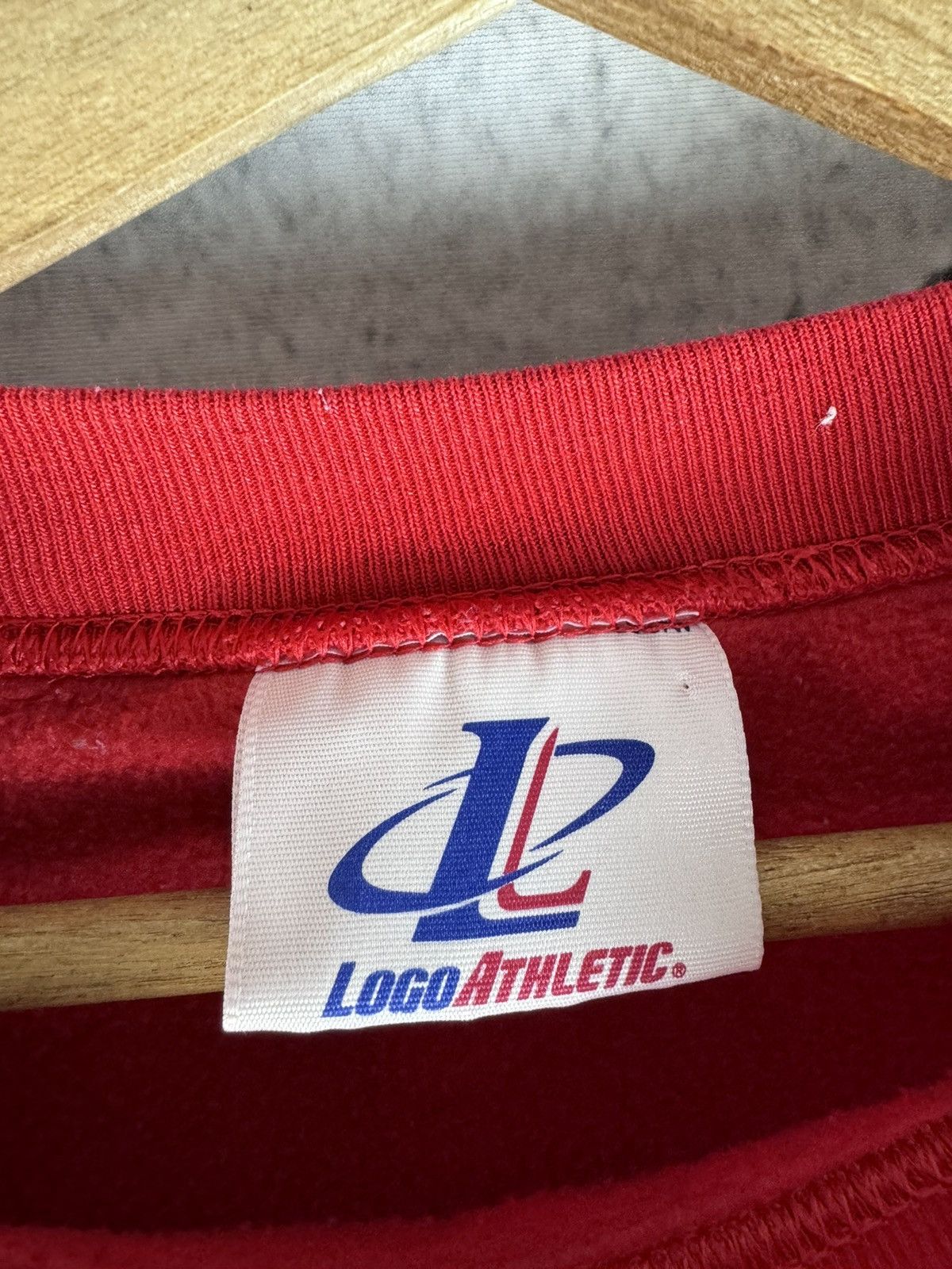 Fruit Of The Loom Vintage 90s NEBRASKA HUSKERS sweatshirt Size US L / EU 52-54 / 3 - 3 Thumbnail