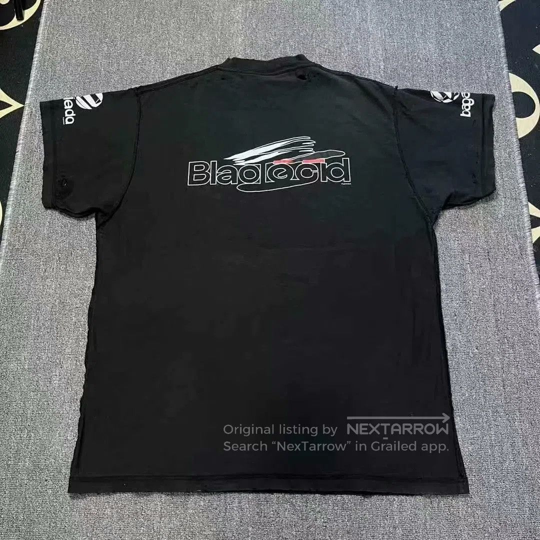 Balenciaga black balenciaga ai logo short sleeve t-shirt. Size US L / EU 52-54 / 3 - 2 Thumbnail