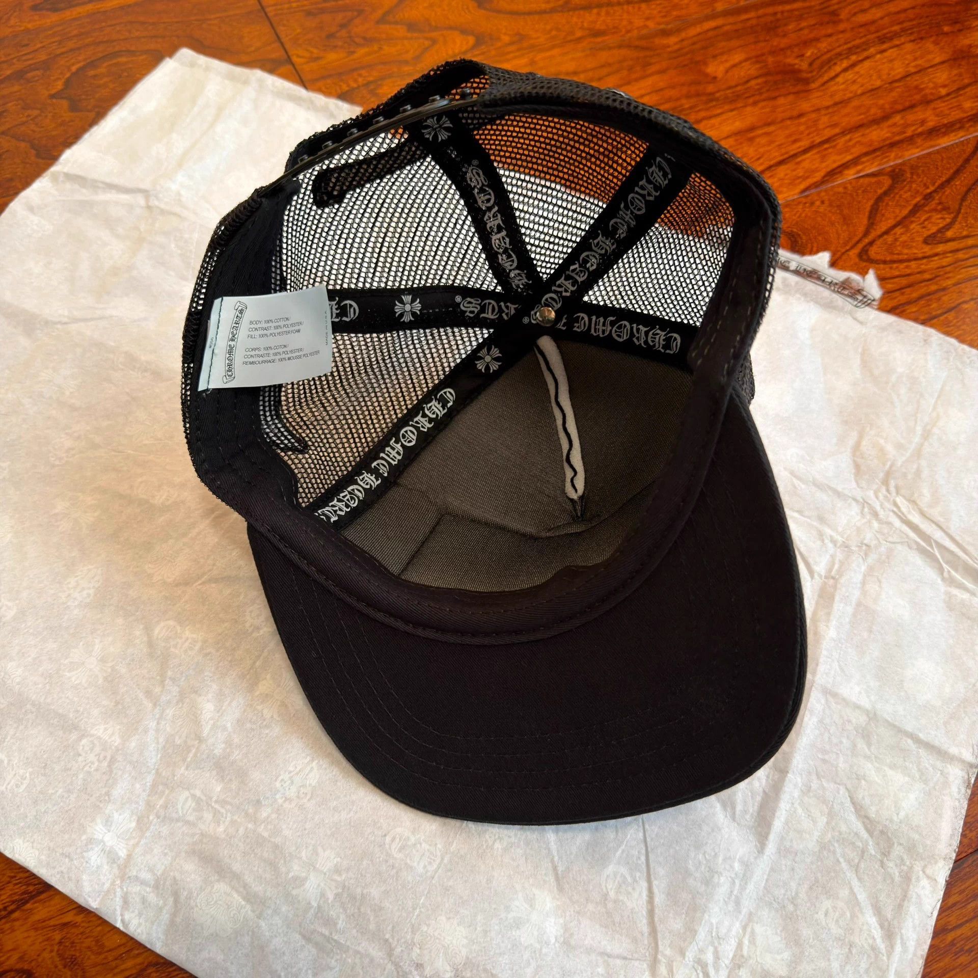 Chrome Hearts Chrome Hearts foti yungblud trucker cap black cross Size ONE SIZE - 5 Thumbnail