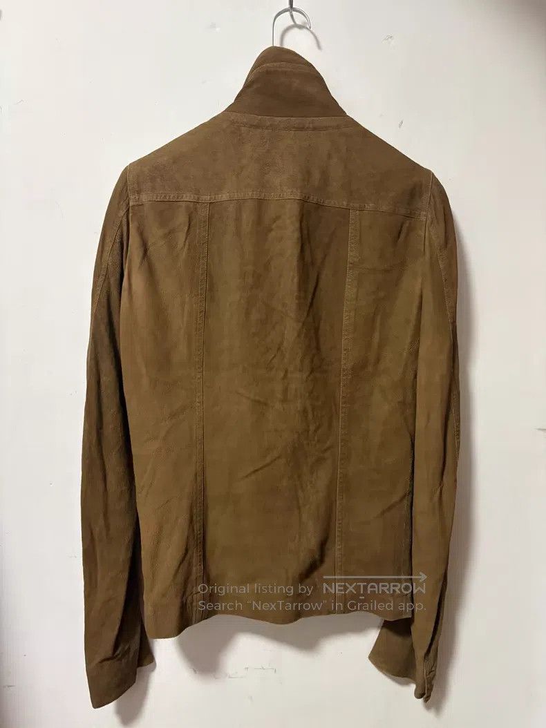 Rick Owens Rick Owens Erosion made old sheepskin diagonal zipper jack Size US S / EU 44-46 / 1 - 2 Thumbnail