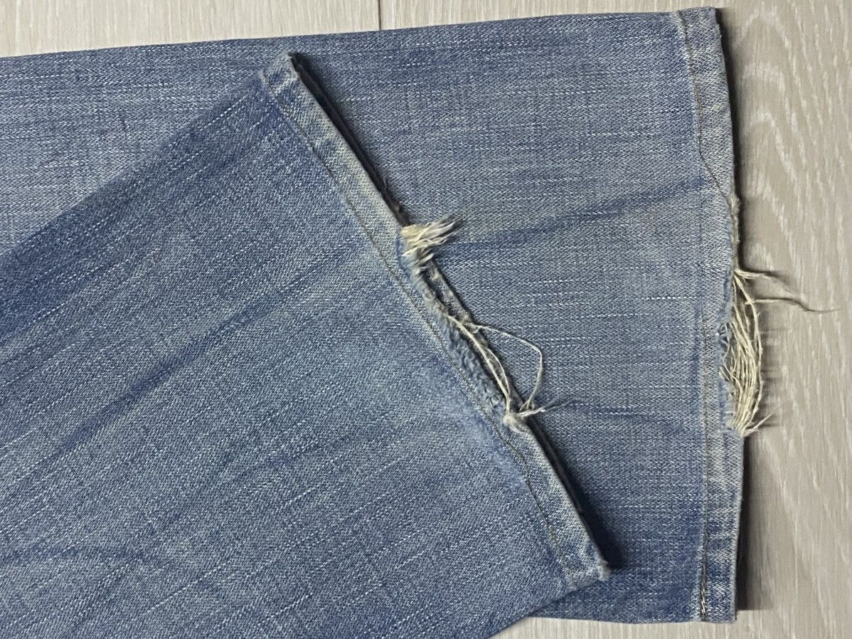 KOZABURO × Wrangler Wrangler Euro Fit Wide Leg Baggy Distressed Jeans Size US 34 / EU 50 - 17 Thumbnail