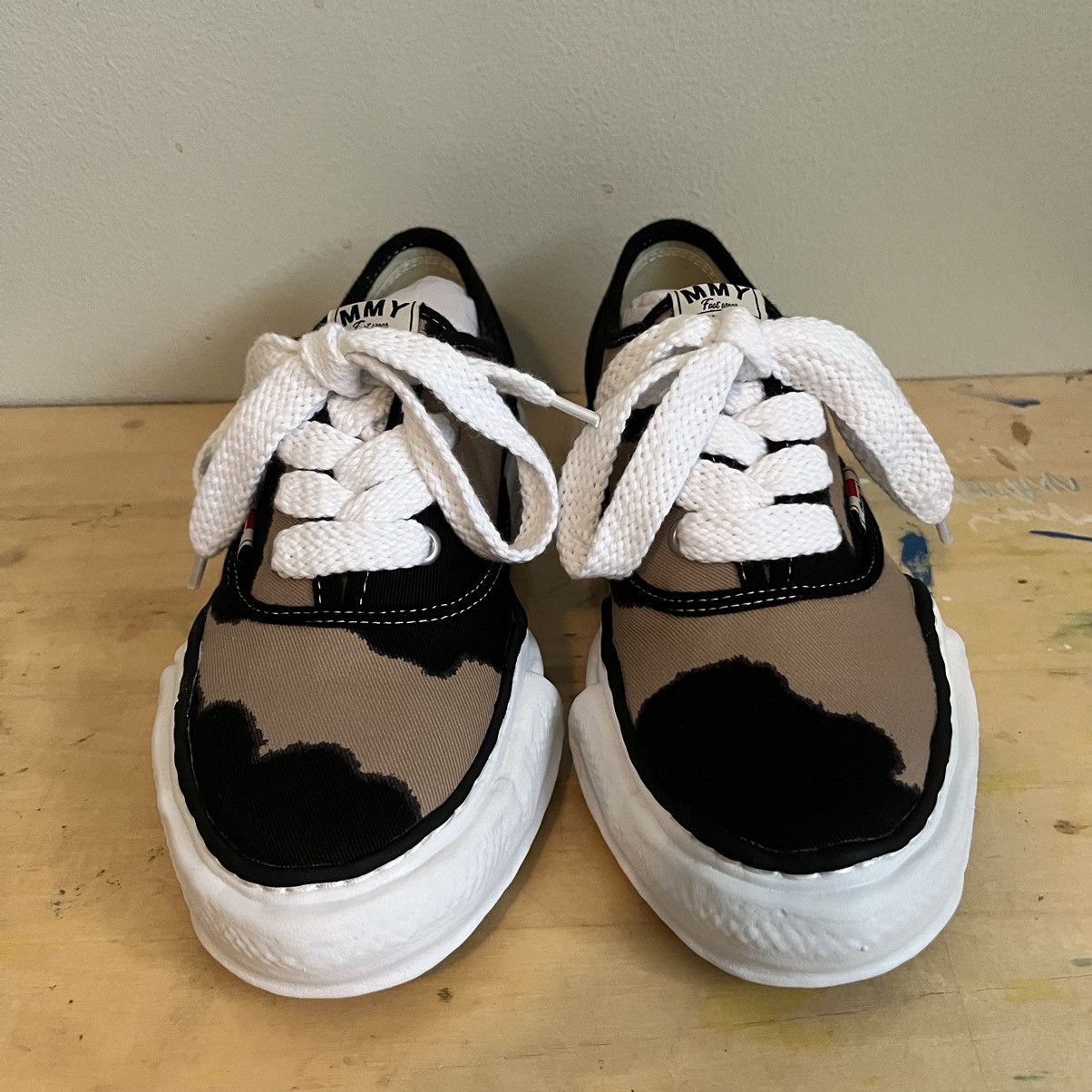 Maison MIHARA YASUHIRO Cow Print Baker Low Shoe Size US 8 / EU 41 - 6 Thumbnail