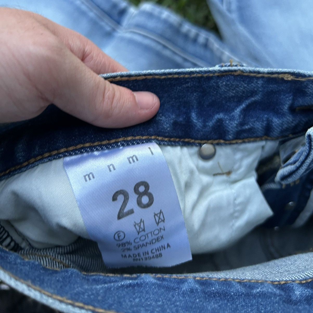 MNML MNML Flare Denim Blue Jeans B484 ‼️FINAL PRICE DROP‼️ Size US 28 / EU 44 - 3 Thumbnail