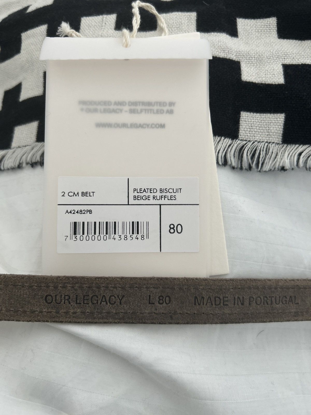 Our Legacy Our legacy leather belt Size 28 - 9 Thumbnail