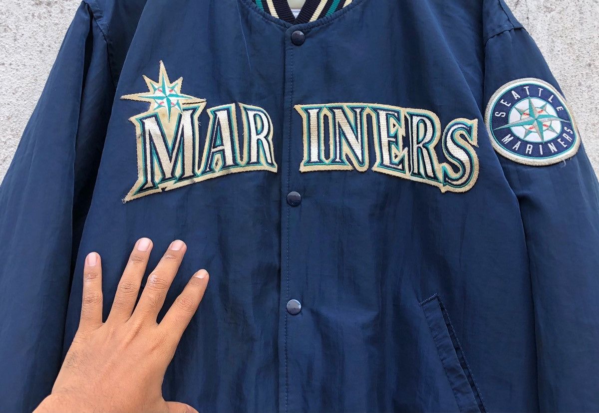 Vintage VTG 80s Seattle Mariners Diamond Collection Starter Jacket Size US L / EU 52-54 / 3 - 10 Thumbnail