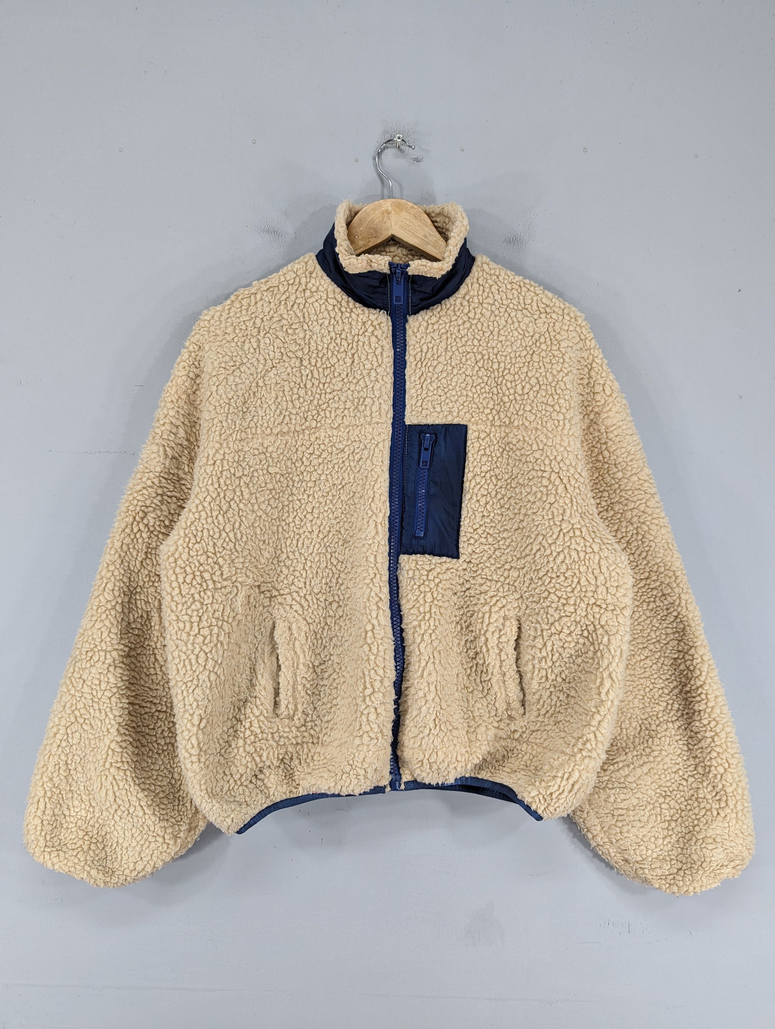 Japanese Brand 💥RARE💥Unbrand Deep Pile Fleece Patagonia Style Jacket Size US M / EU 48-50 / 2 - 1 Thumbnail