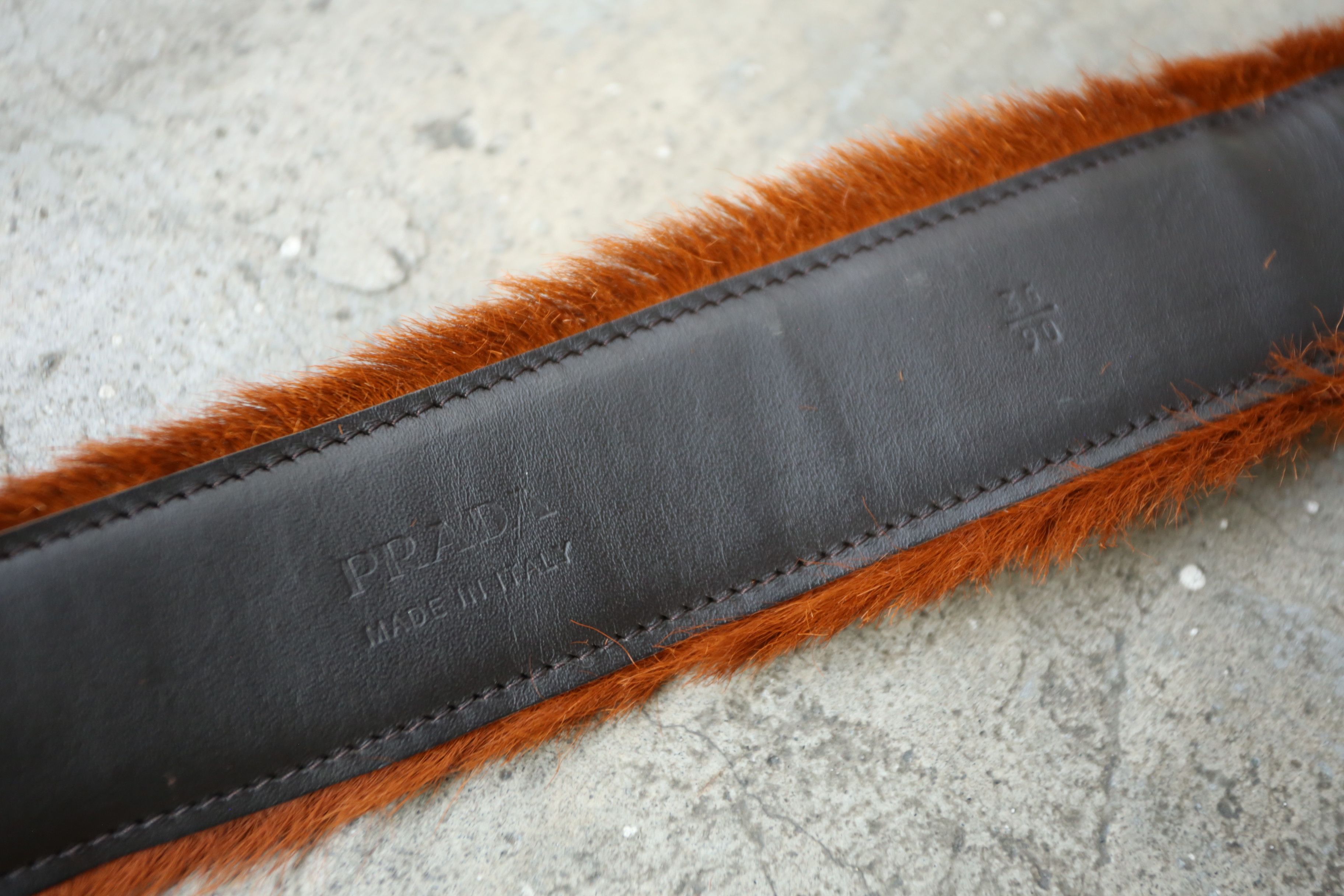 Prada Prada - F/W 17 - Fur Belt Size ONE SIZE - 8 Thumbnail
