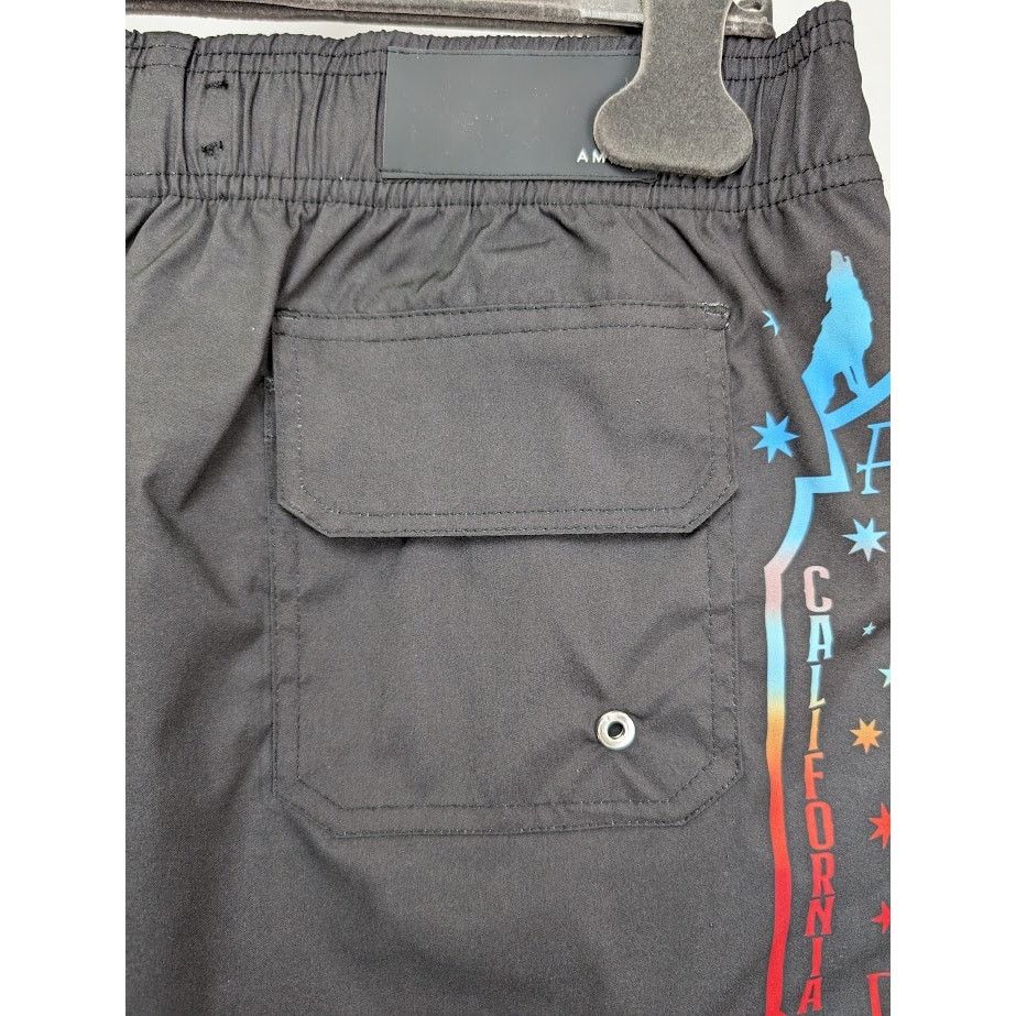 Amiri o1rshd1 Fortune Swim Trunk Shorts in Black Size US 32 / EU 48 - 12 Thumbnail