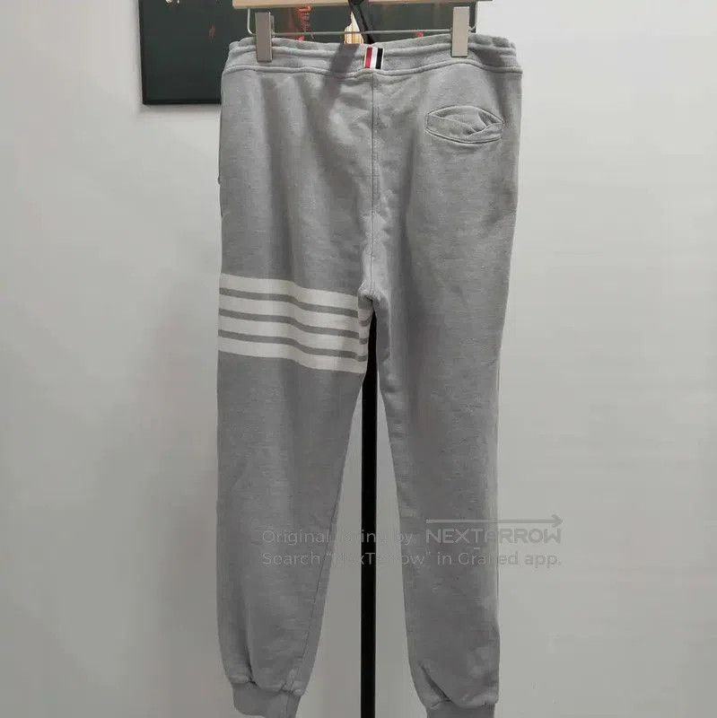 Thom Browne Thom Browne Gray Cotton Men's Casual Pants . Size US 27 - 2 Thumbnail