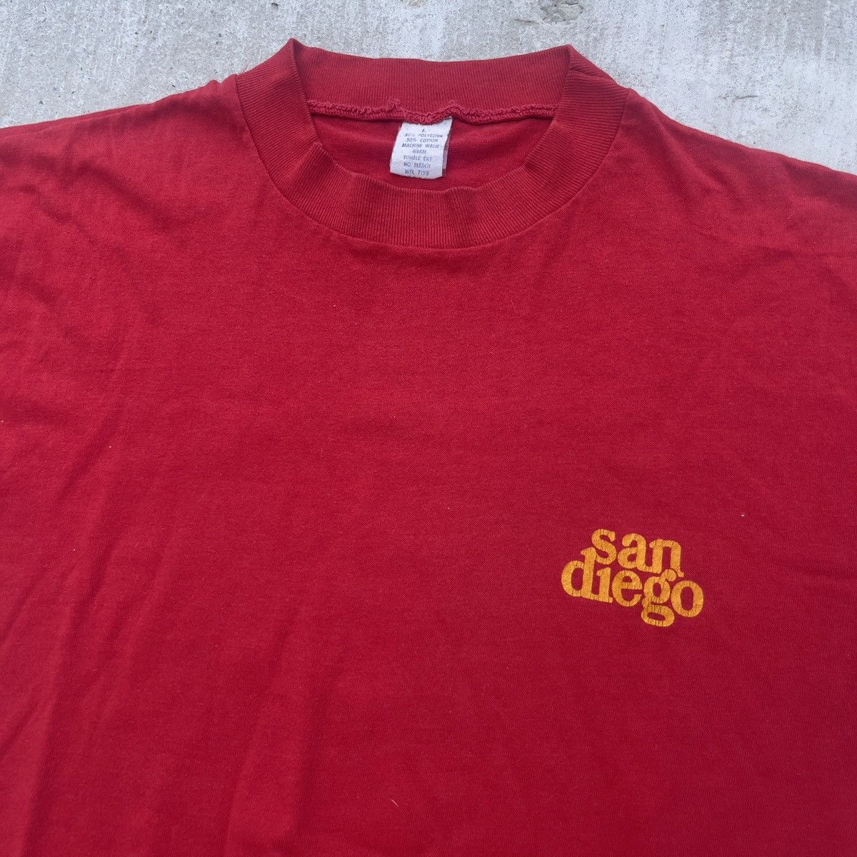 Vintage Vintage 80’s SAN DIEGO Single Stitch Shirt Size US M / EU 48-50 / 2 - 2 Thumbnail