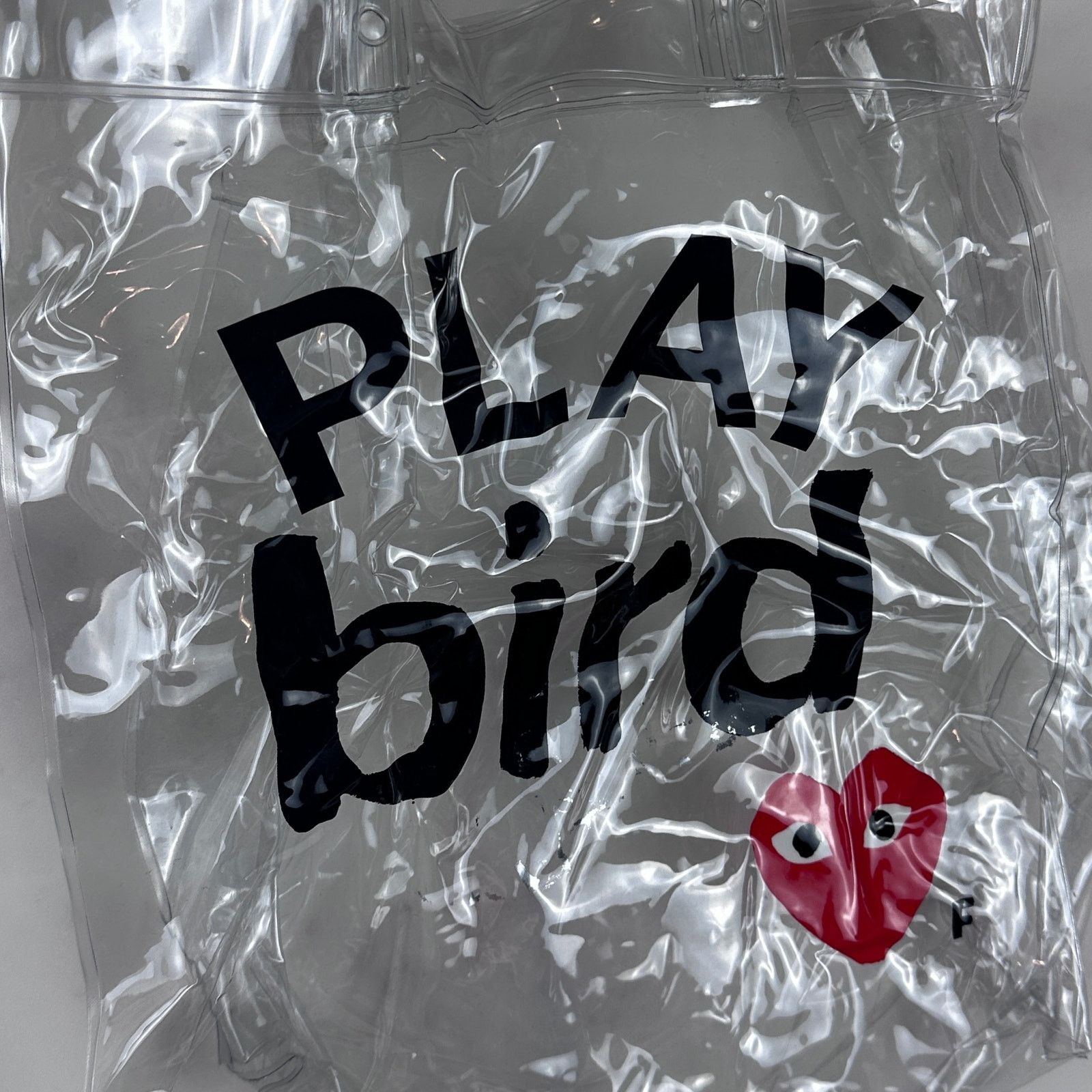 Comme des Garcons PLAY PLAY bird Translucent Tote Bag Size ONE SIZE - 2 Thumbnail