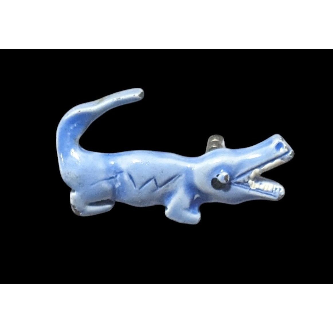 Other Vintage Mini Blue Crocodile Collectible Brooch Size ONE SIZE - 1 Thumbnail