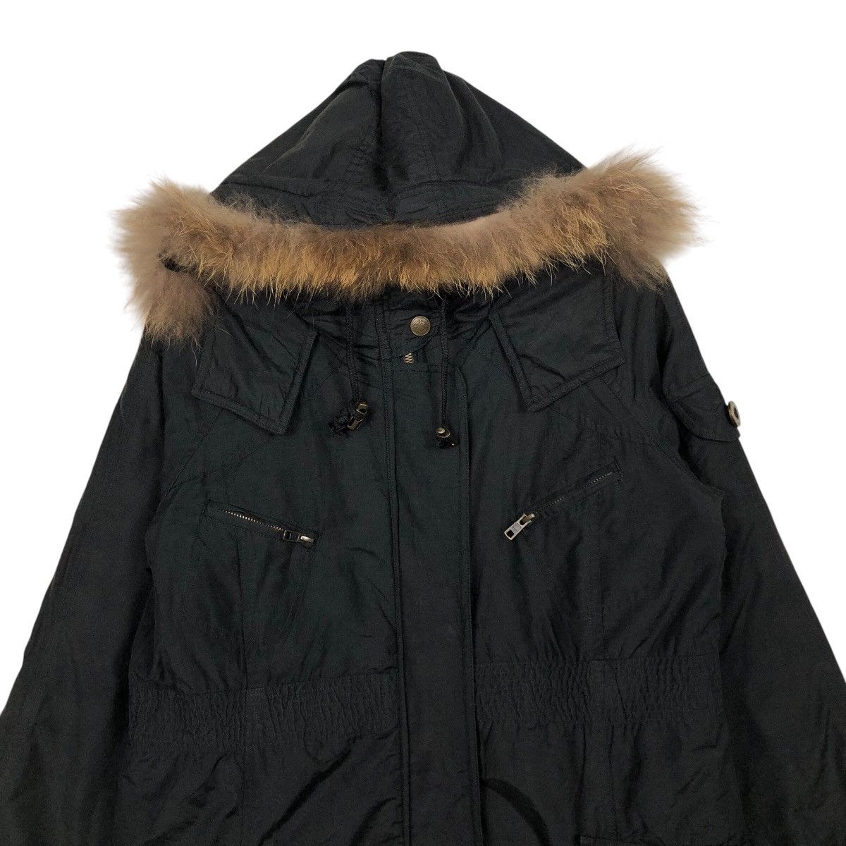 Japanese Brand × Von Dutch 📌Vintage Parka Jacket Biker Punk Von Dutch Mink Fur Hoodie Size US L / EU 52-54 / 3 - 4 Thumbnail