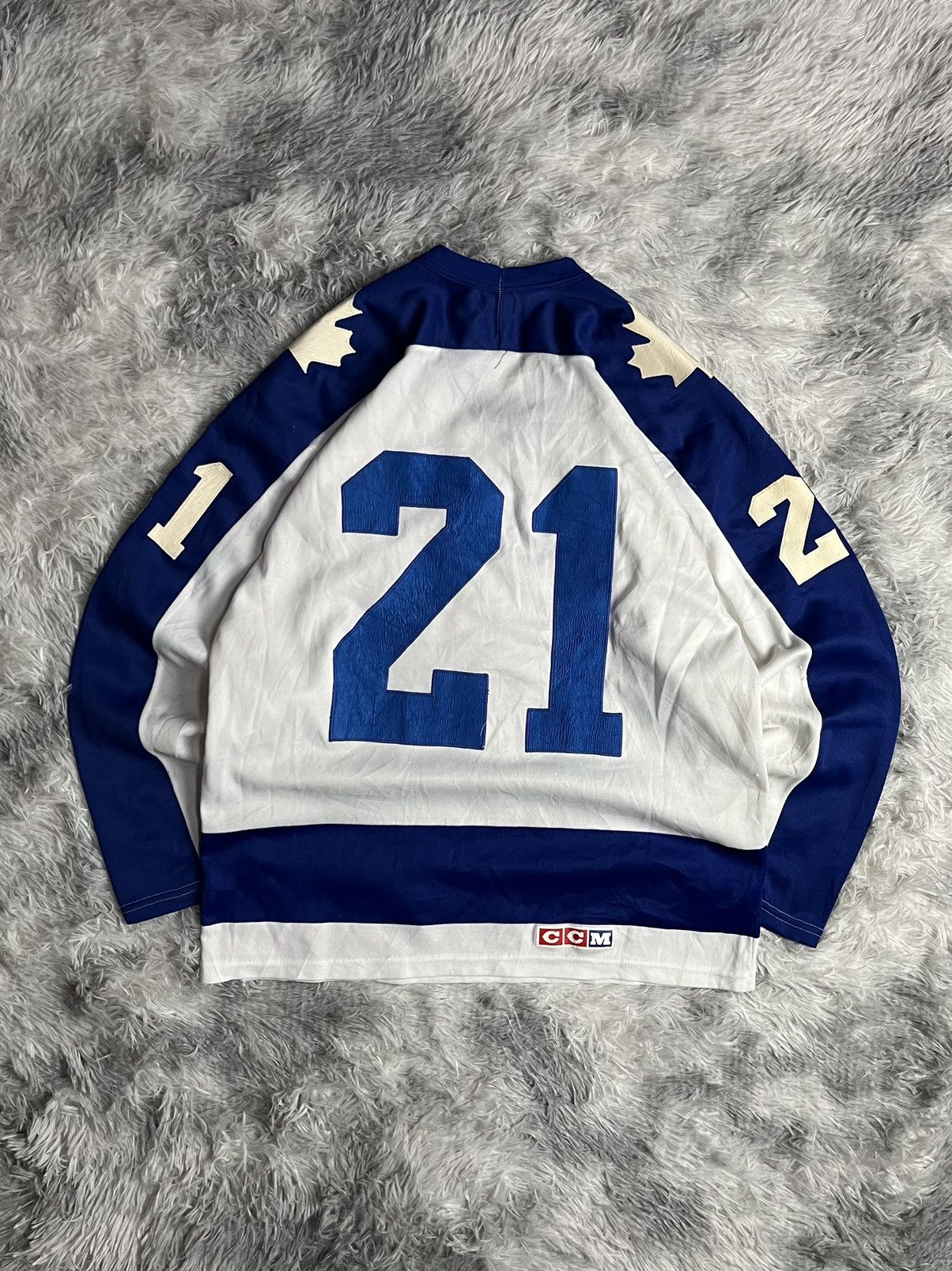 NHL NHL TORONTO MAPLE LEAFS ICE HOCKEY SHIRT JERSEY CCM Size US M / EU 48-50 / 2 - 9 Thumbnail