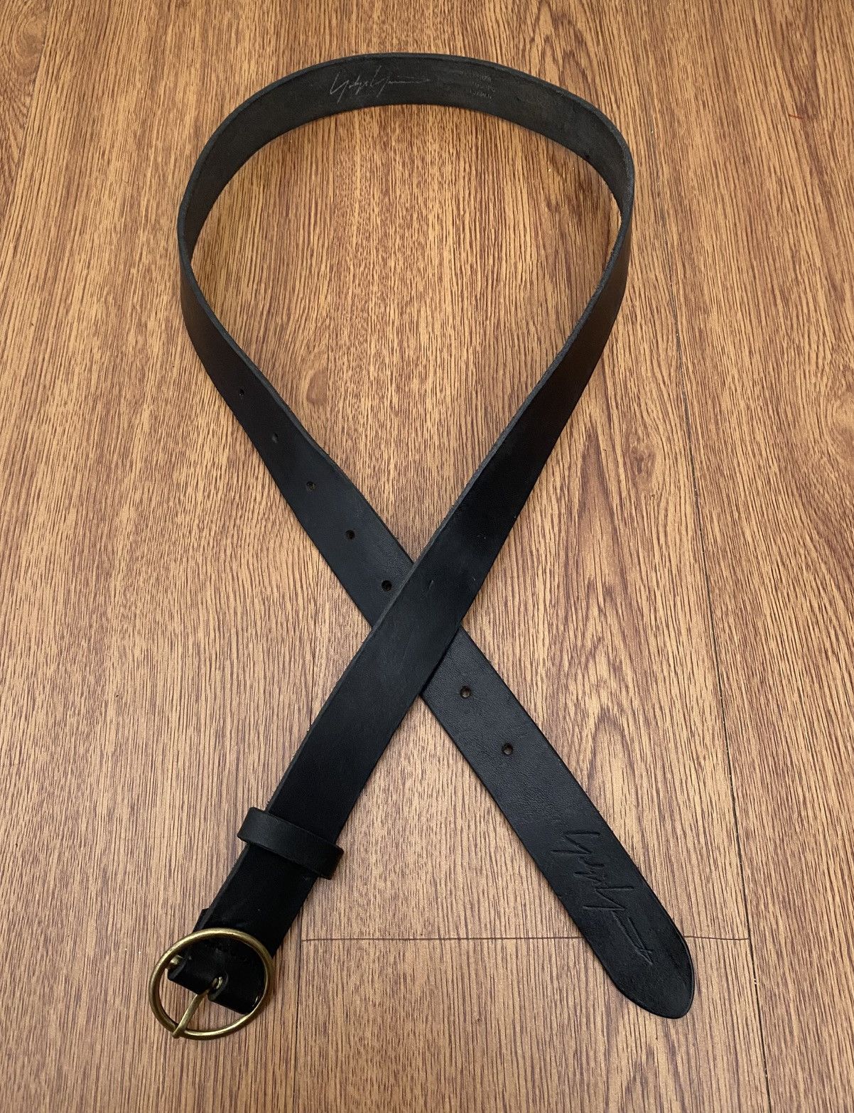 Yohji Yamamoto Yohji yamamoto classic cuir leather belt Size ONE SIZE - 1 Thumbnail