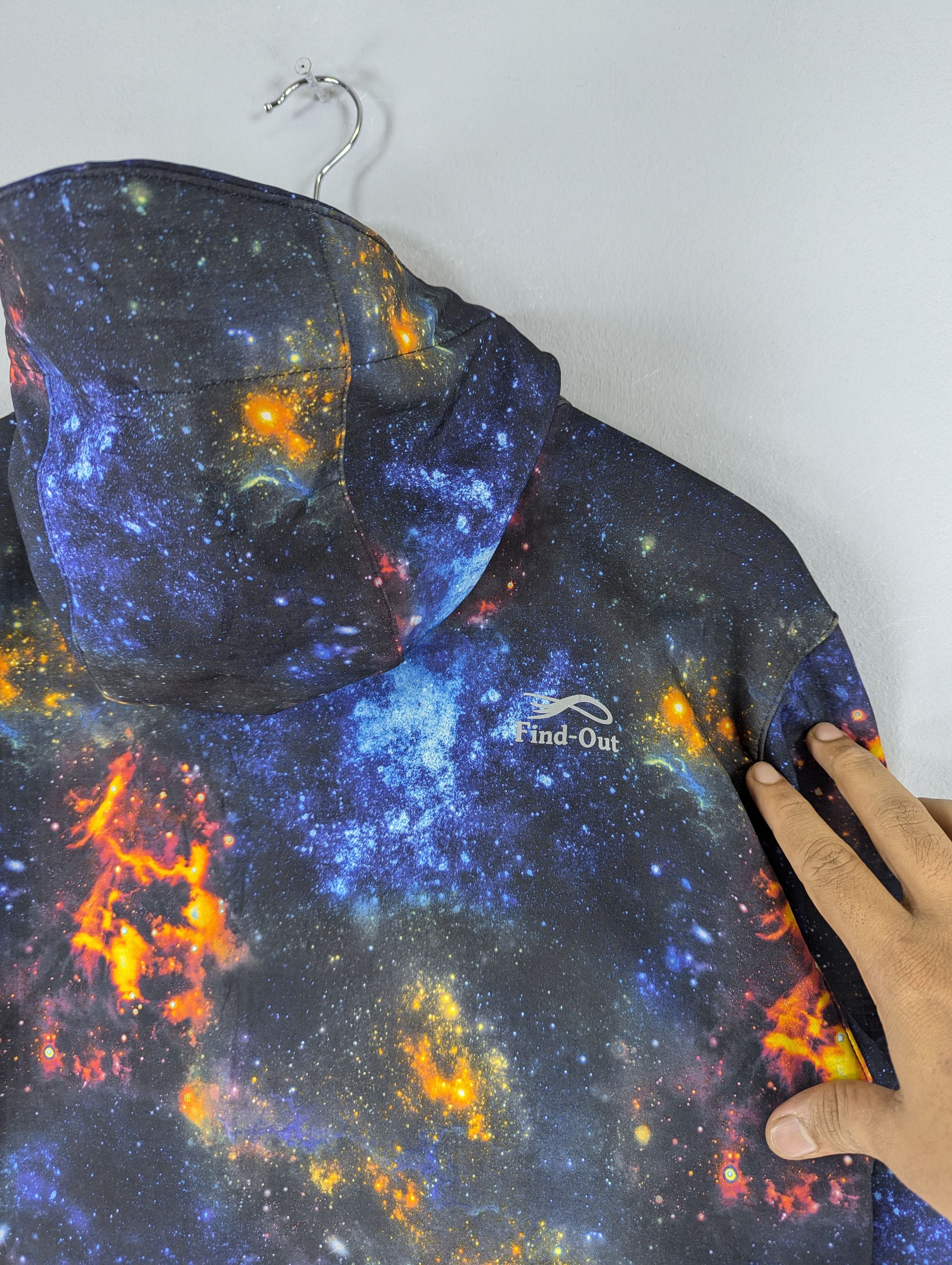 Japanese Brand Japanese Brand Find Out Galaxy Printed Hoodie Zipper Jacket Size US M / EU 48-50 / 2 - 16 Thumbnail