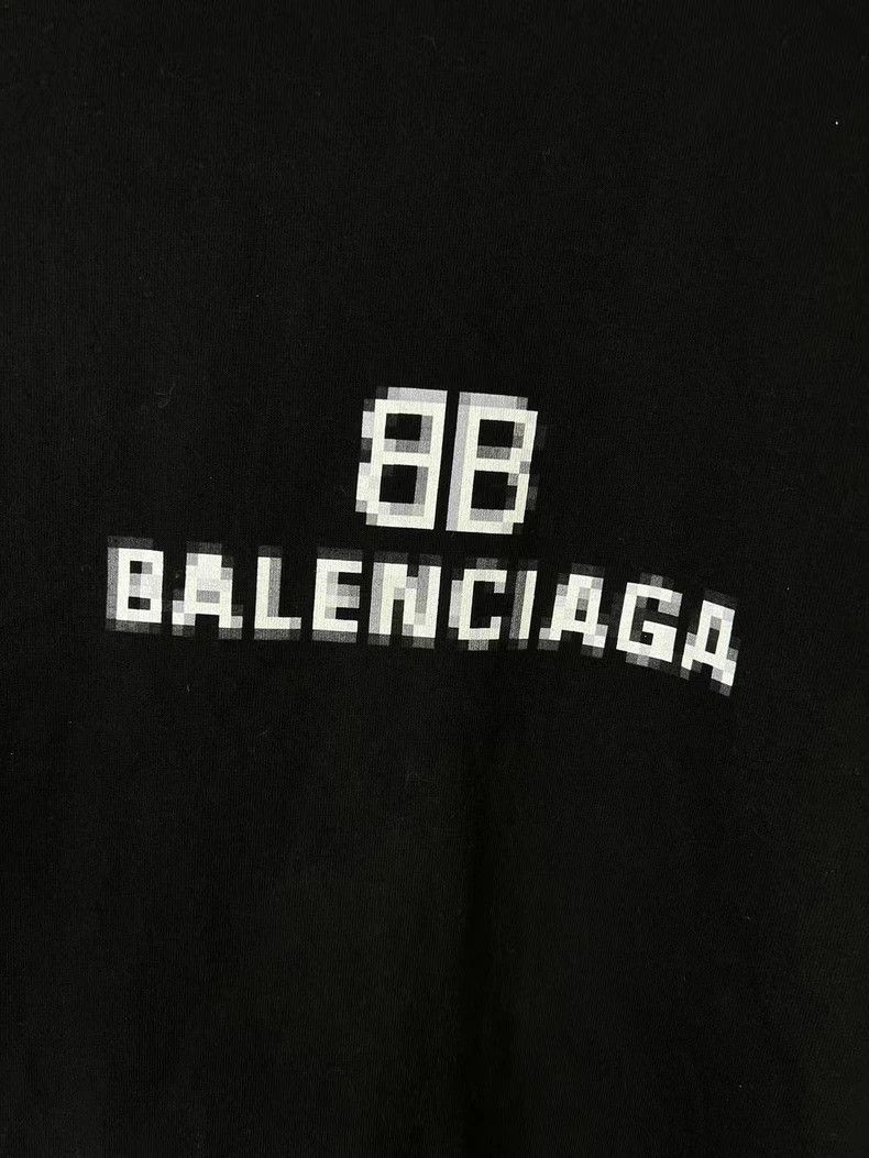 Balenciaga Balenciaga Black mosaic short sleeve Size US XS / EU 42 / 0 - 3 Thumbnail