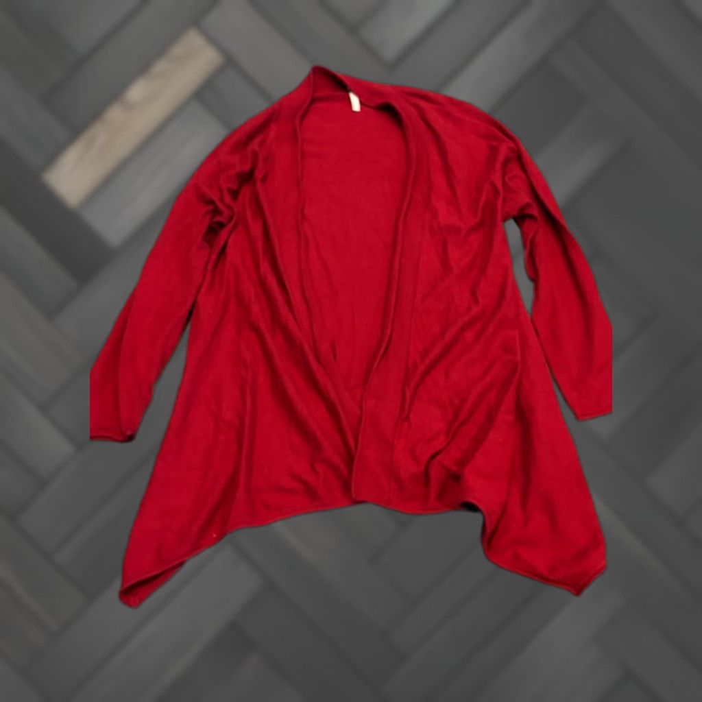 J. Jill J Jill Purejill Cardigan Open Duster Red XL Long Sleeve Womens Sweater Size XL / US 12-14 / IT 48-50 - 1 Thumbnail